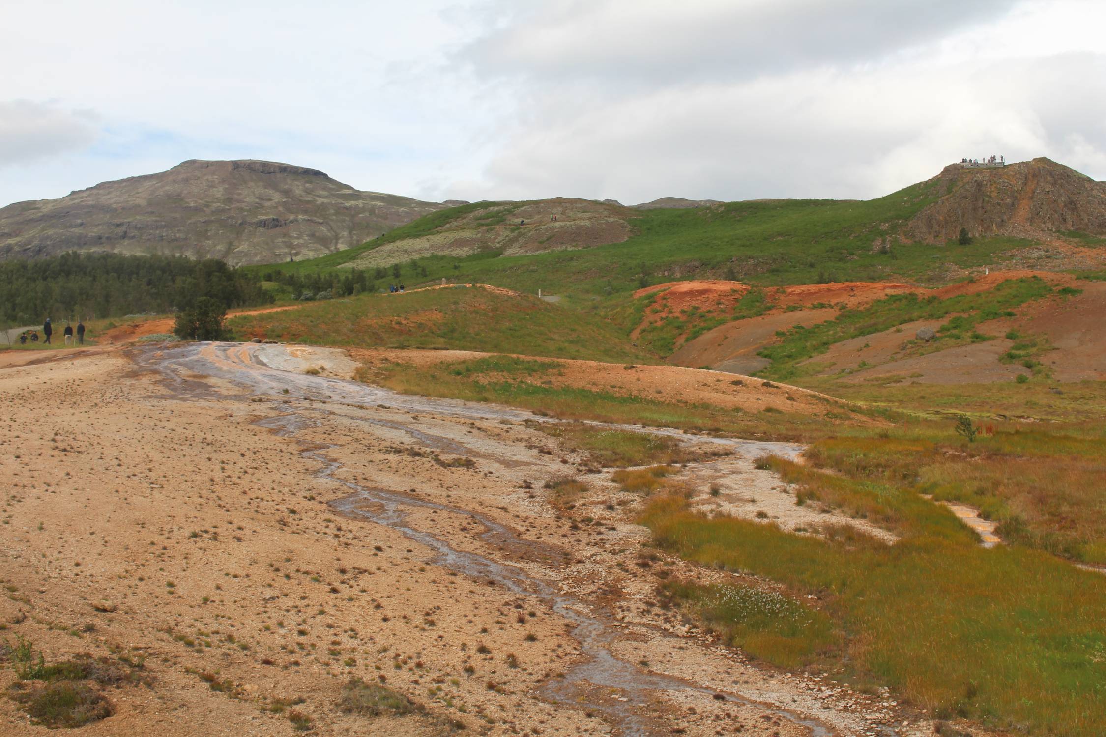 Islande, geyser, paysage