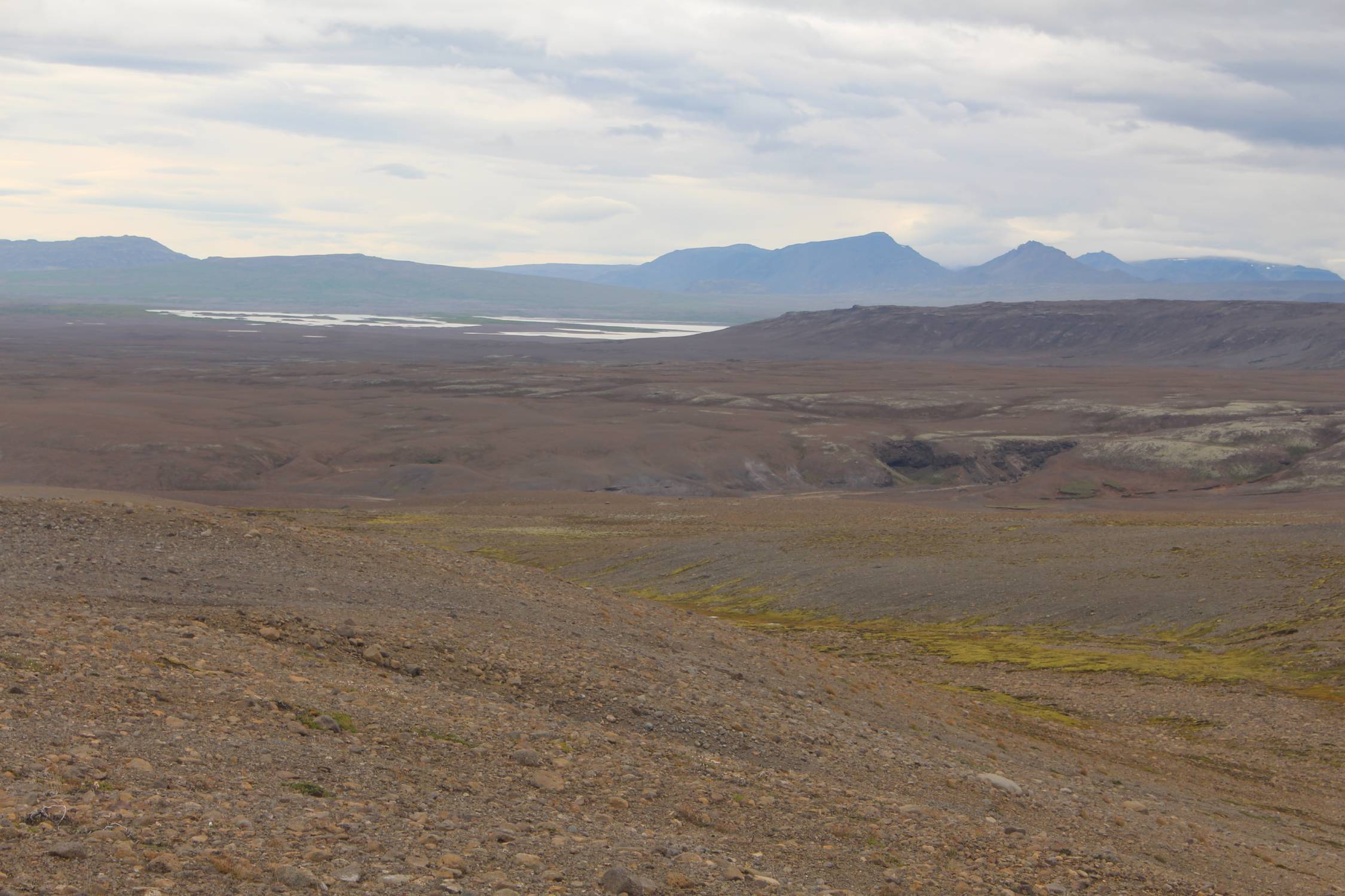 Islande, Sandvatn, paysage