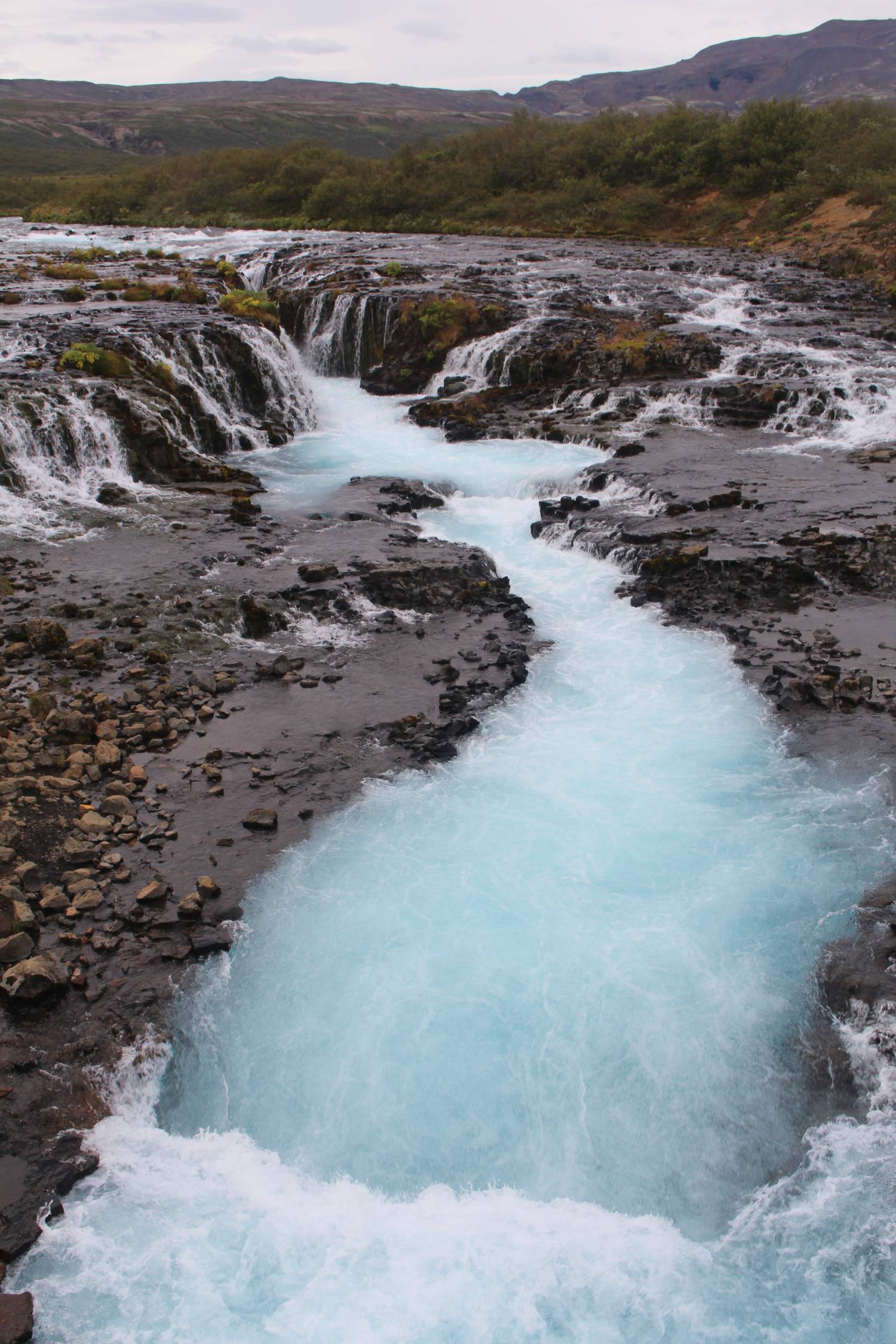 Islande, chutes de Bruarfoss