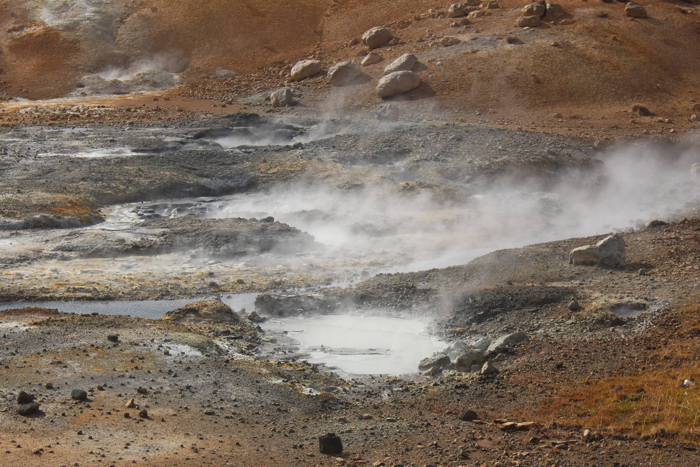 Islande, Seltún, fumerolles