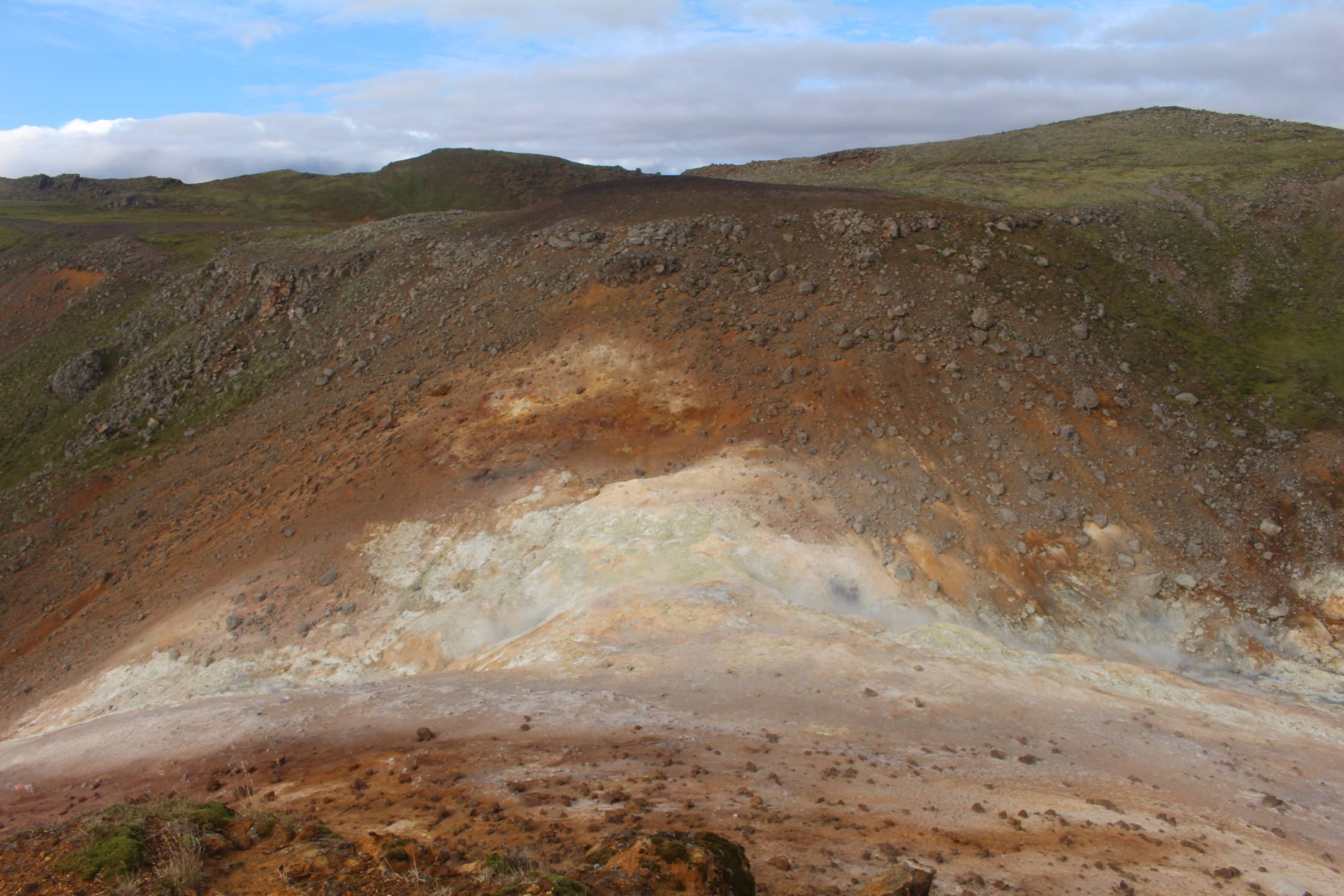 Islande, Seltún, paysage, couleurs