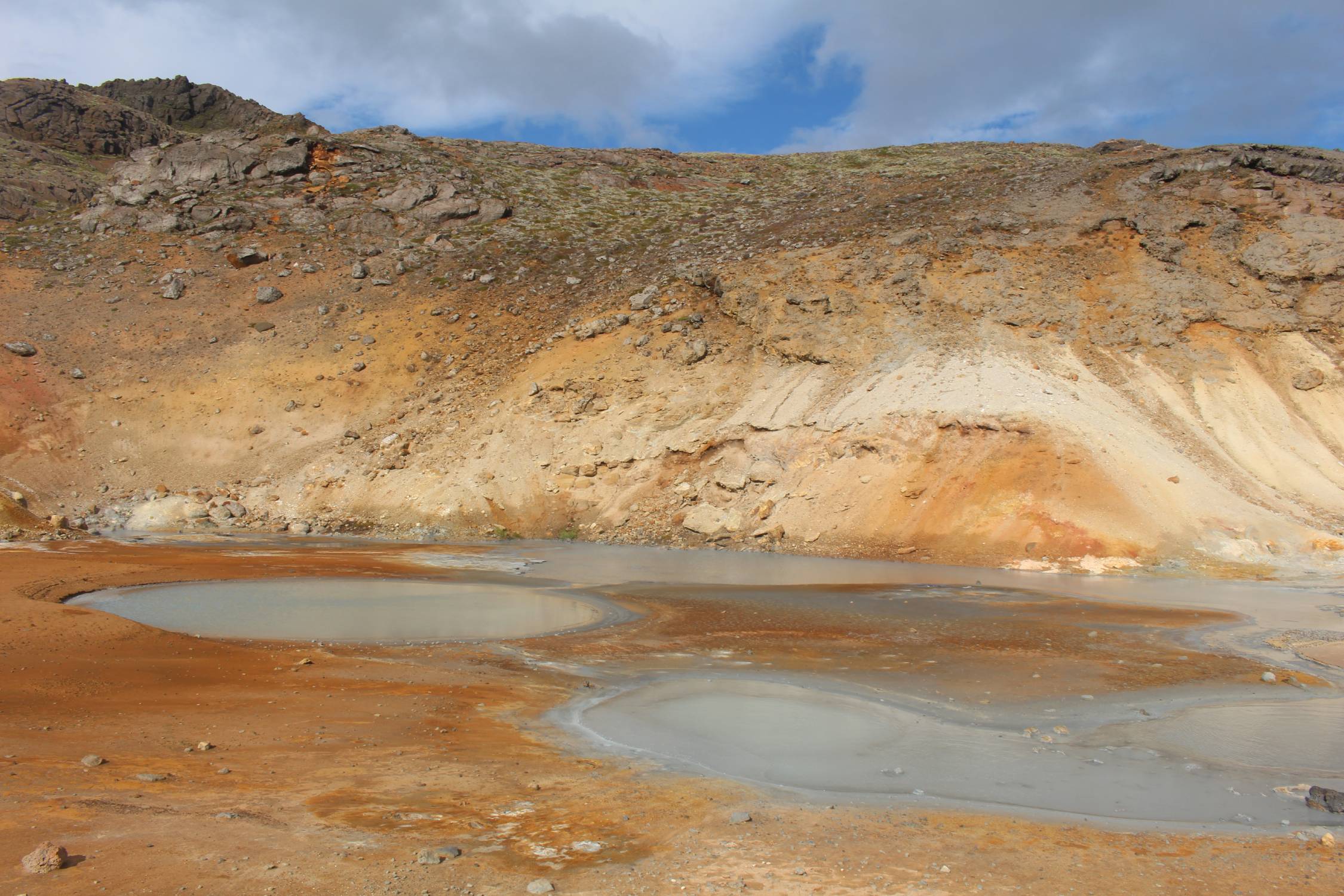 Islande, Seltún, boue