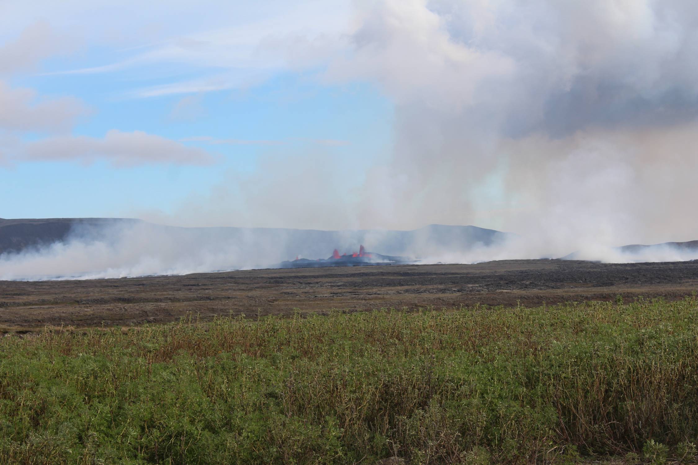 Islande, volcan Sundhnuksgigarod, lave