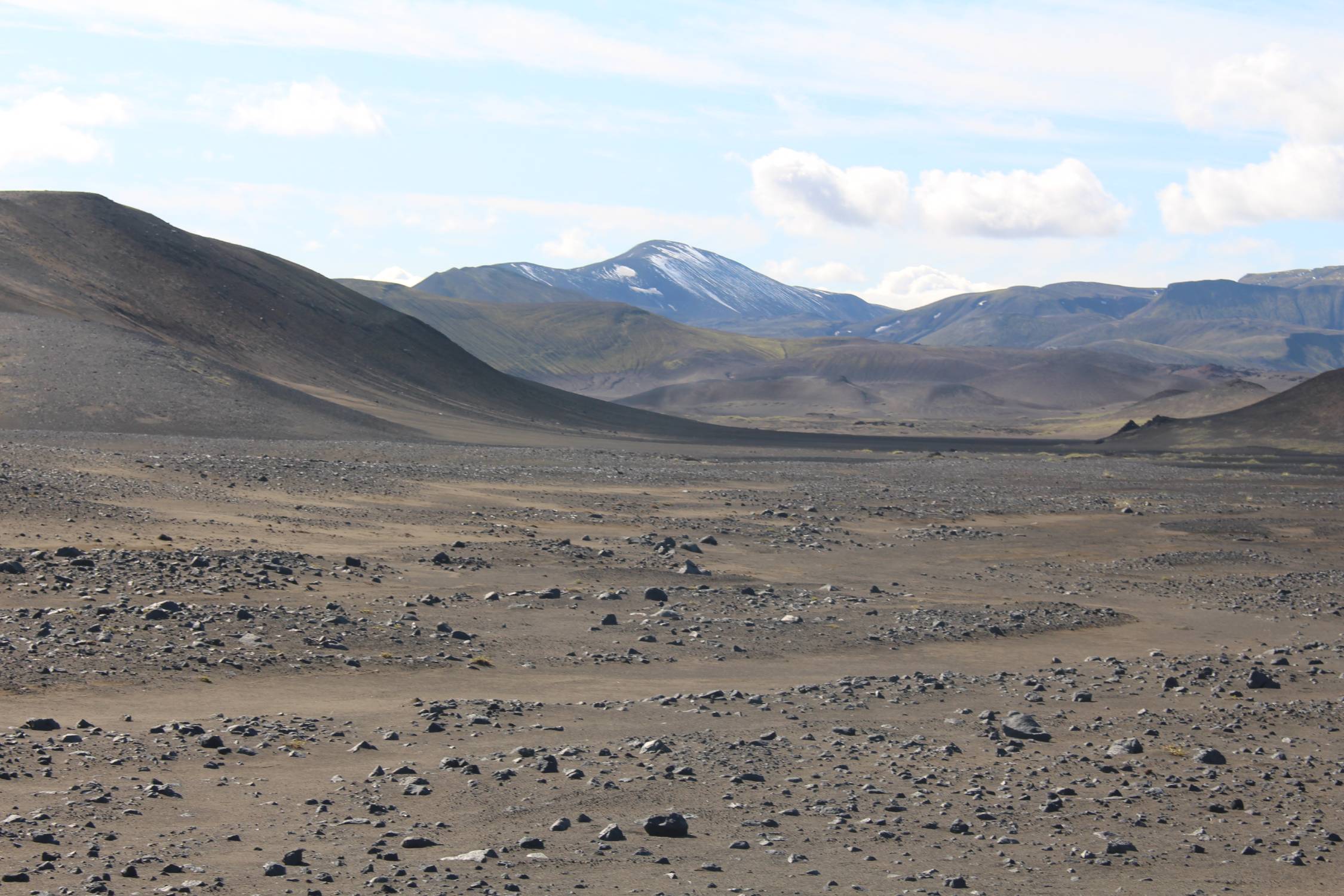 Islande, Hnausapollur, paysage