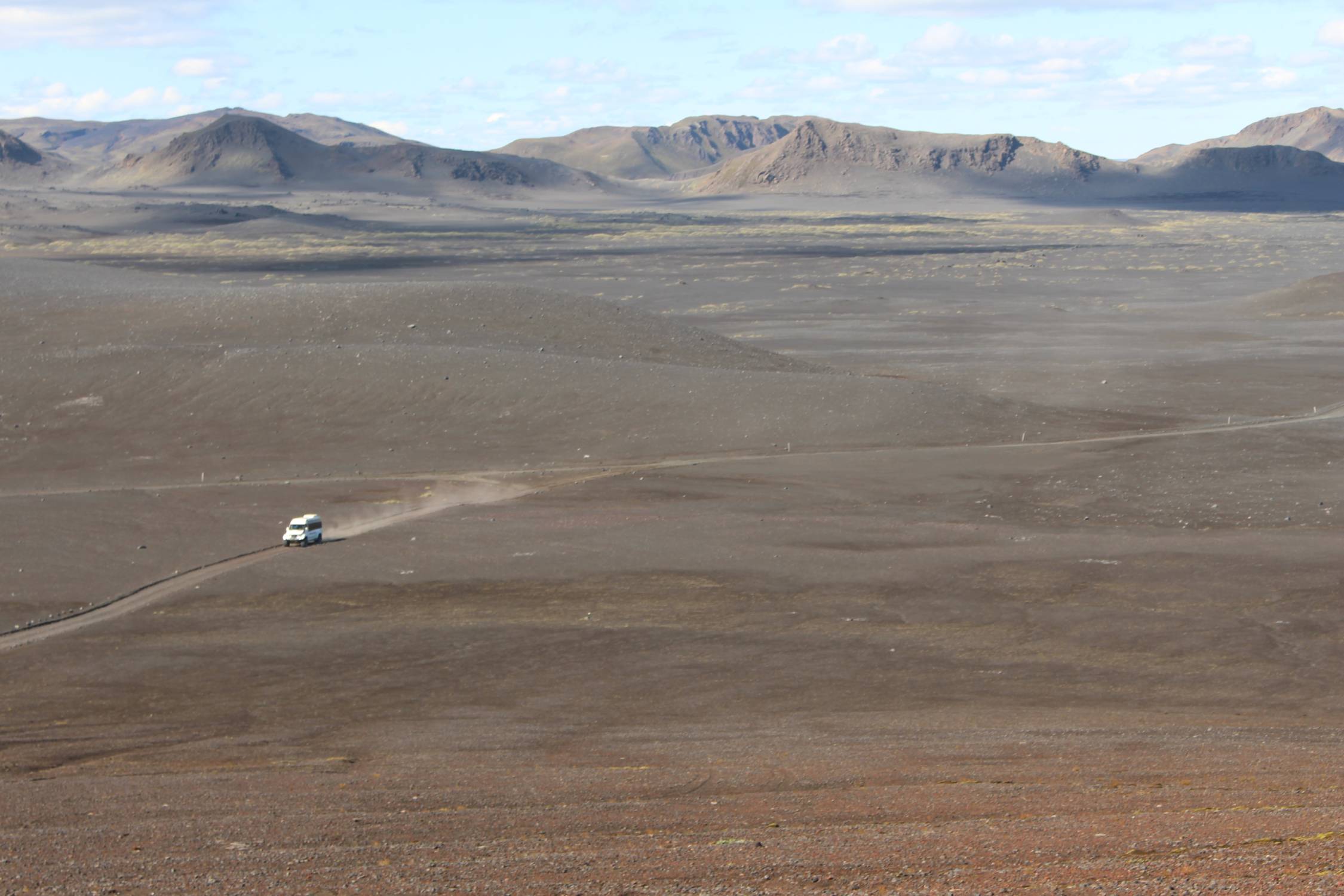 Islande, Landmannalaugar, paysage, route 208