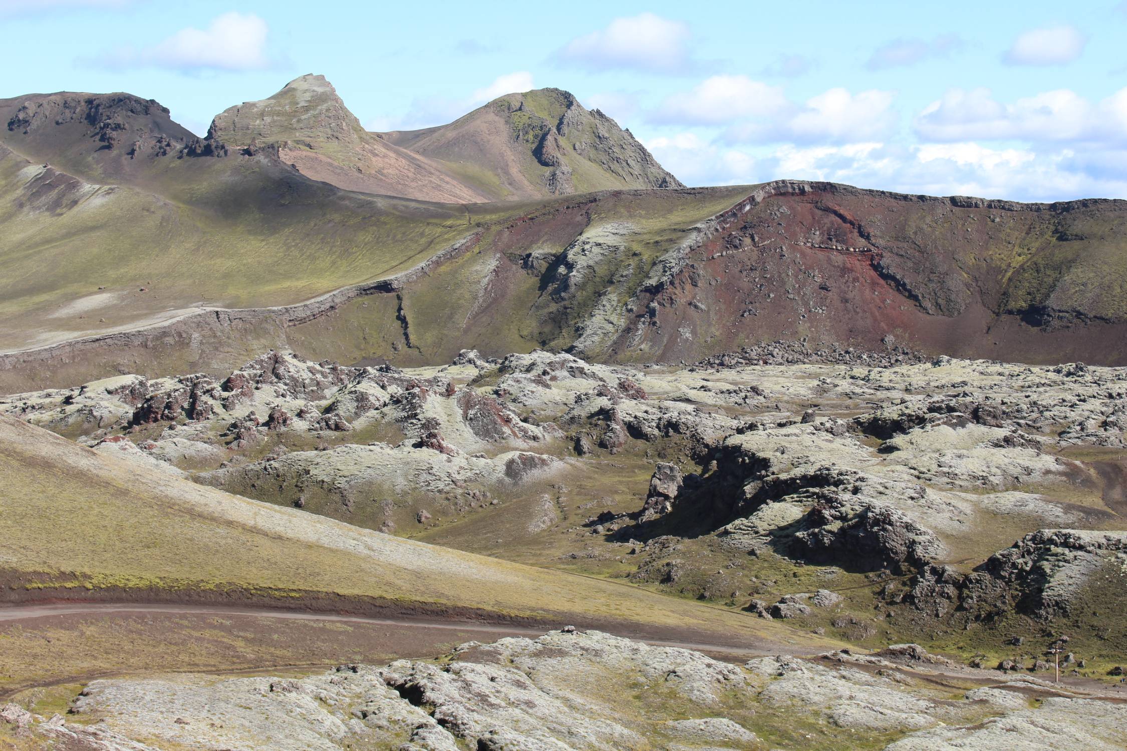 Islande, Landmannalaugar, paysage volcanique