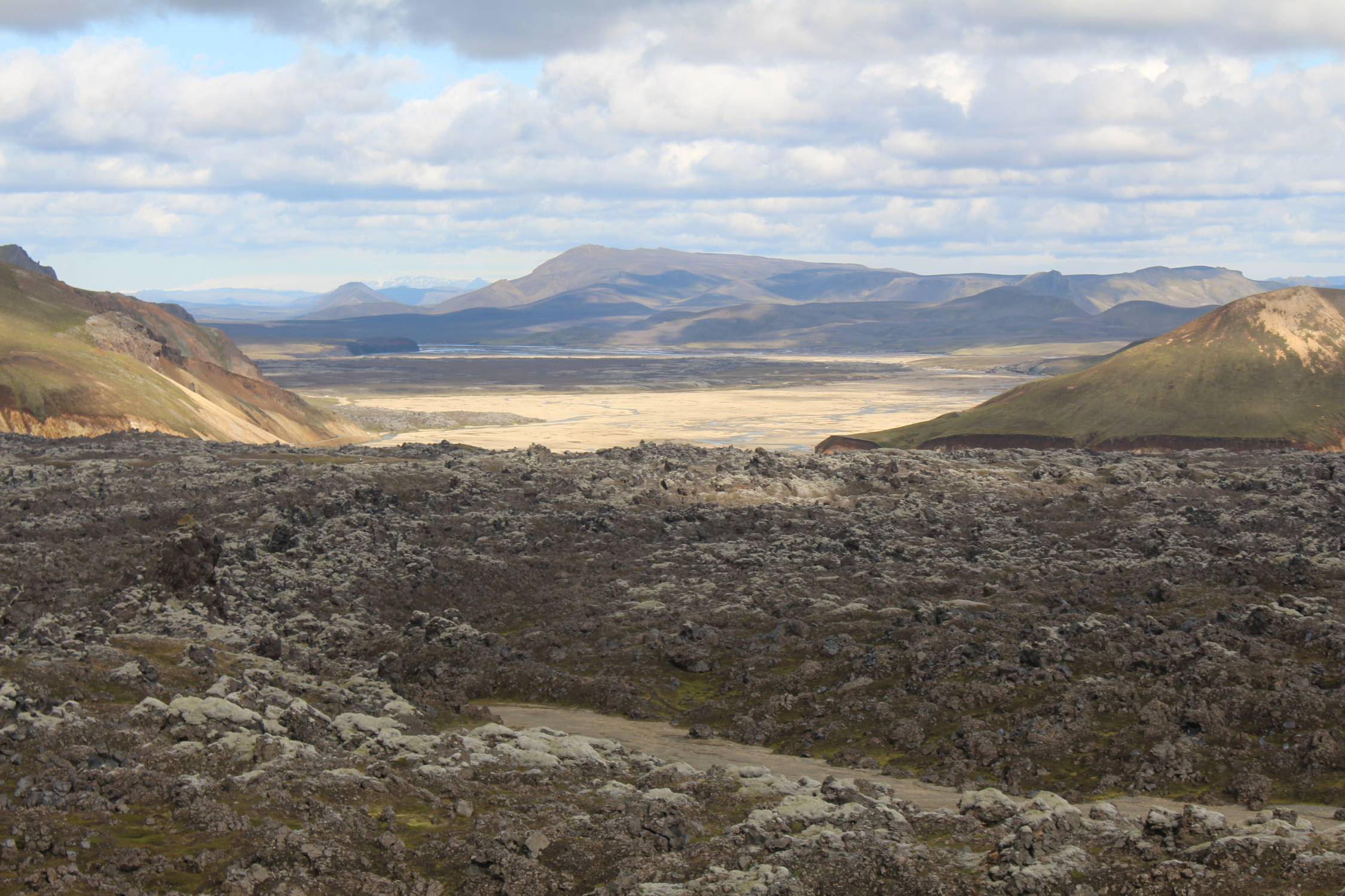 Islande, Landmannalaugar, panorama