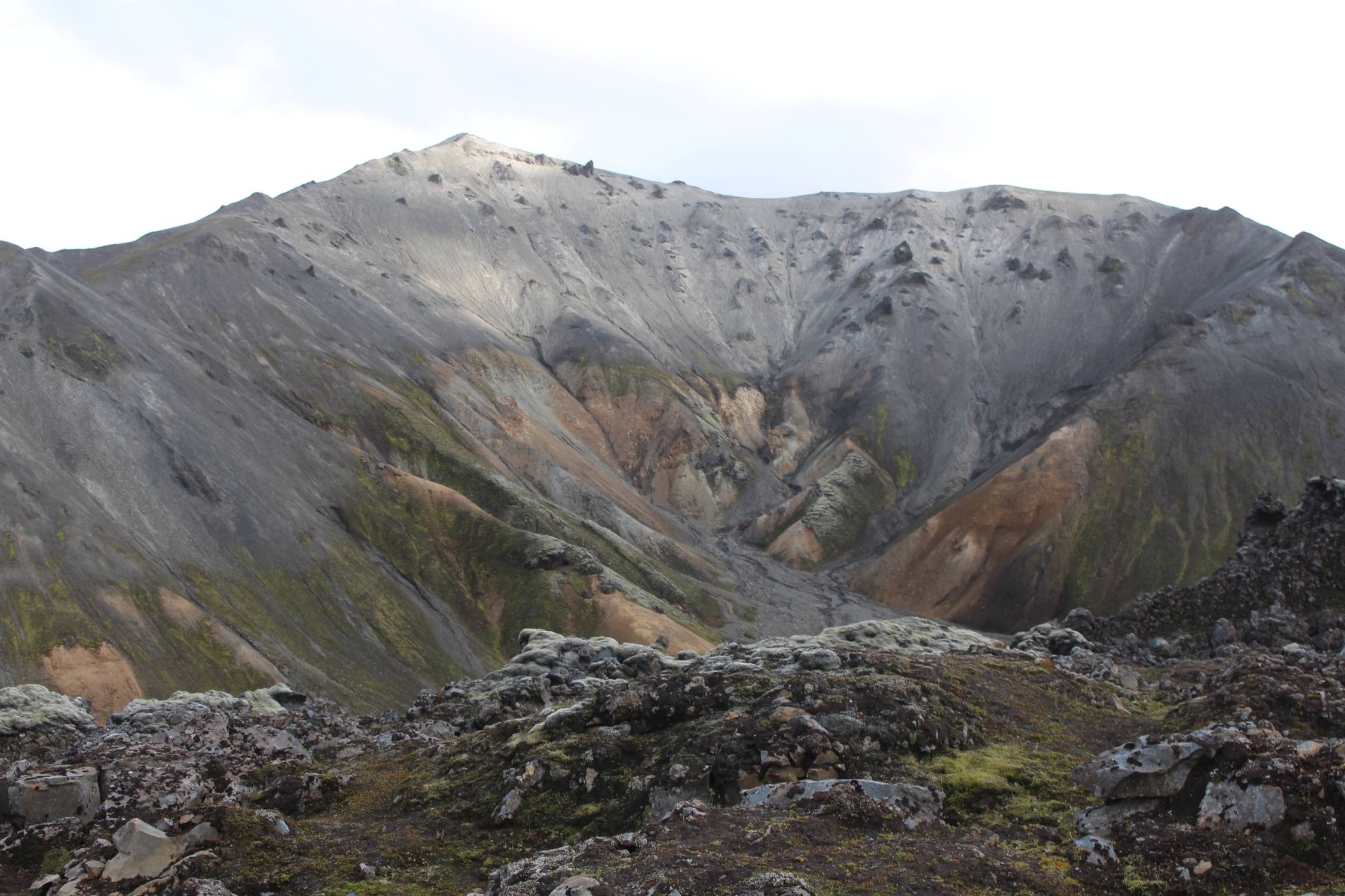 Islande, Landmannalaugar, paysage, gris