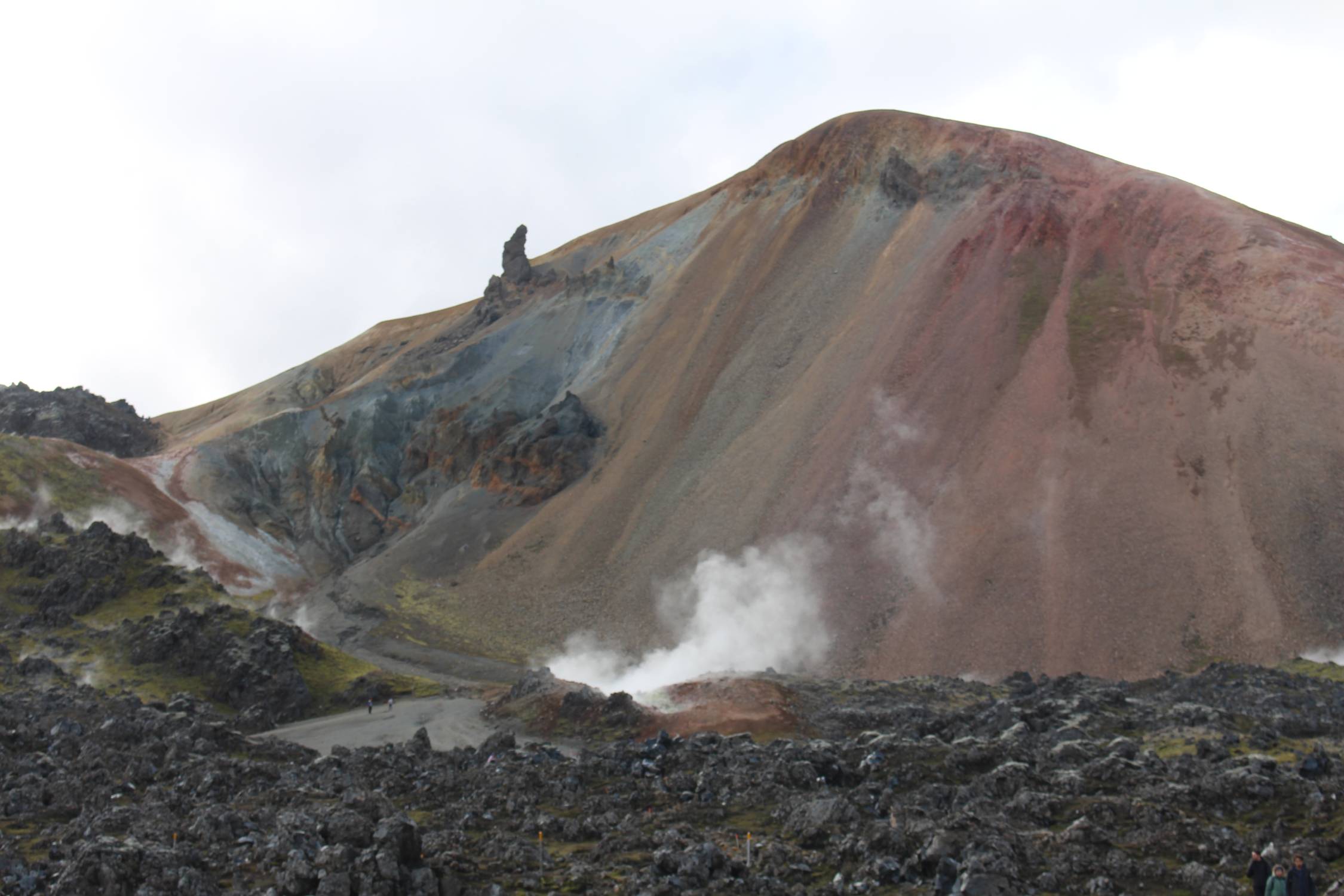 Islande, Landmannalaugar, paysage, fumerolles