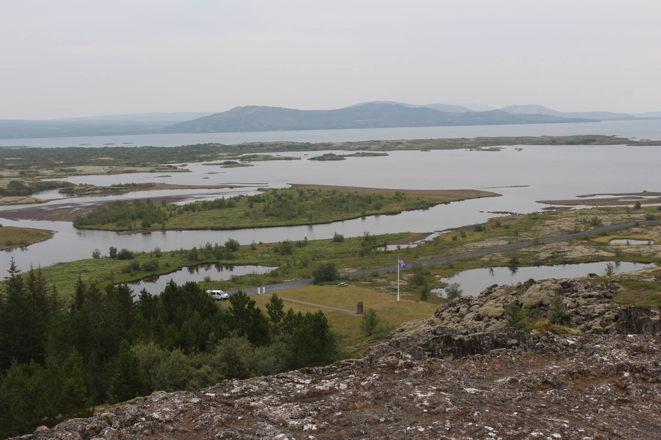 Islande, lac de Thingvellir