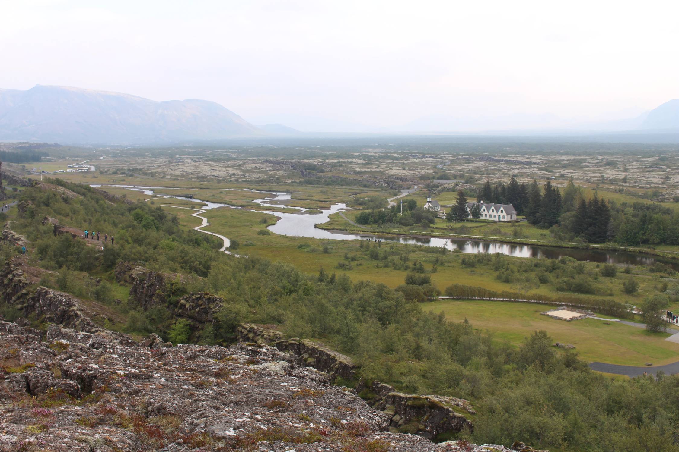 Islande, parc de Thingvellir, paysage