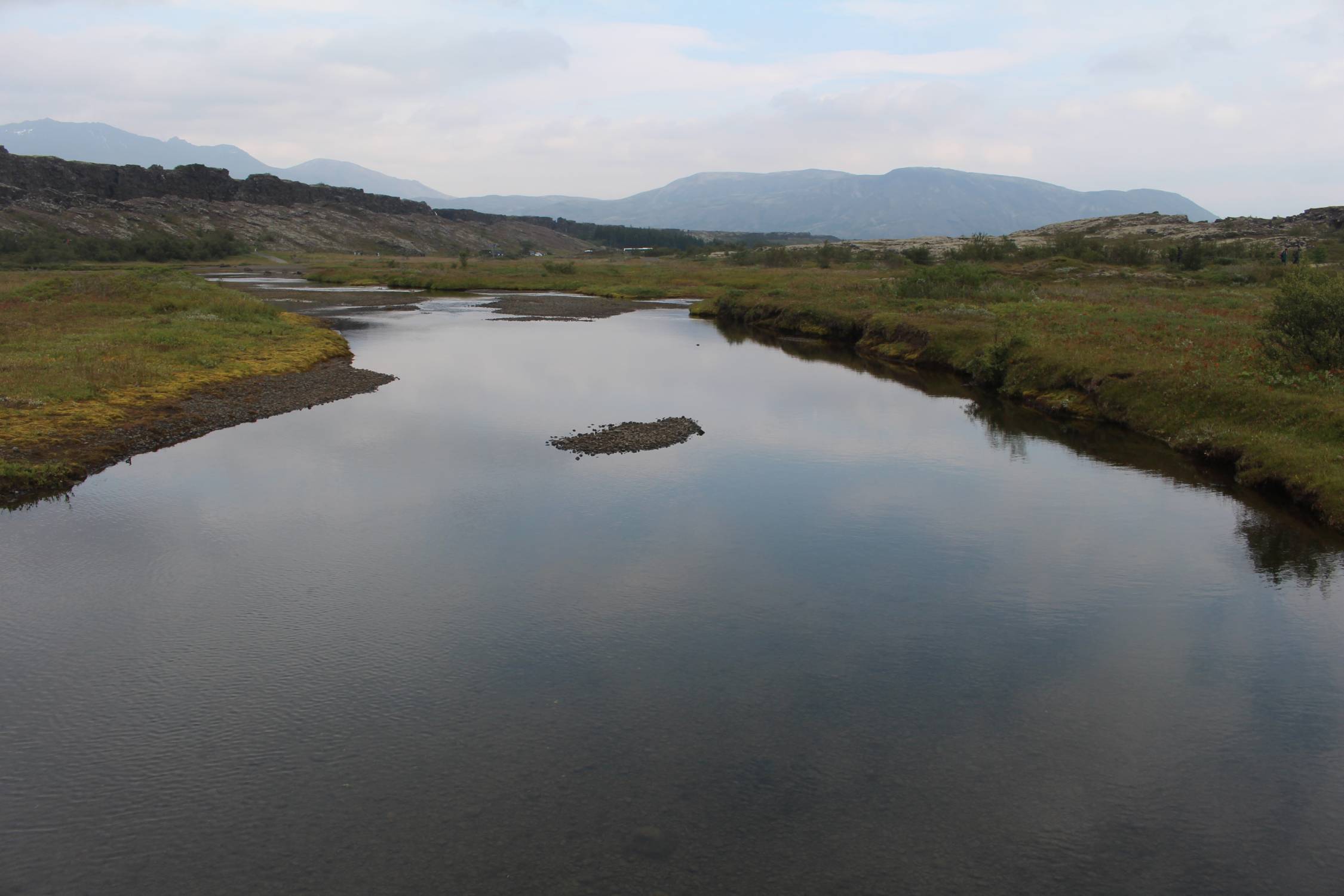 Islande, parc de Thingvellir, lac