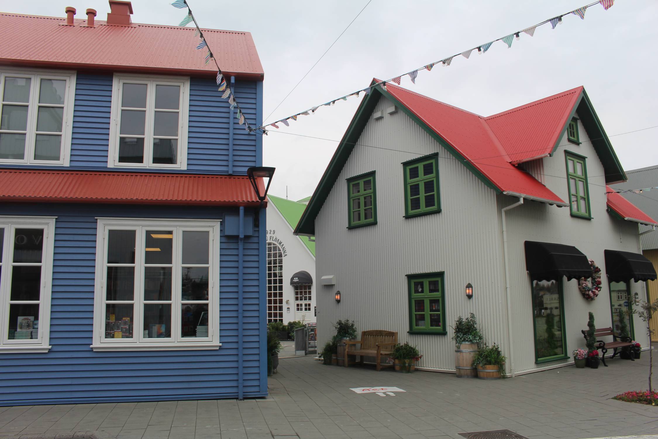 Islande, Selfoss, maisons typiques