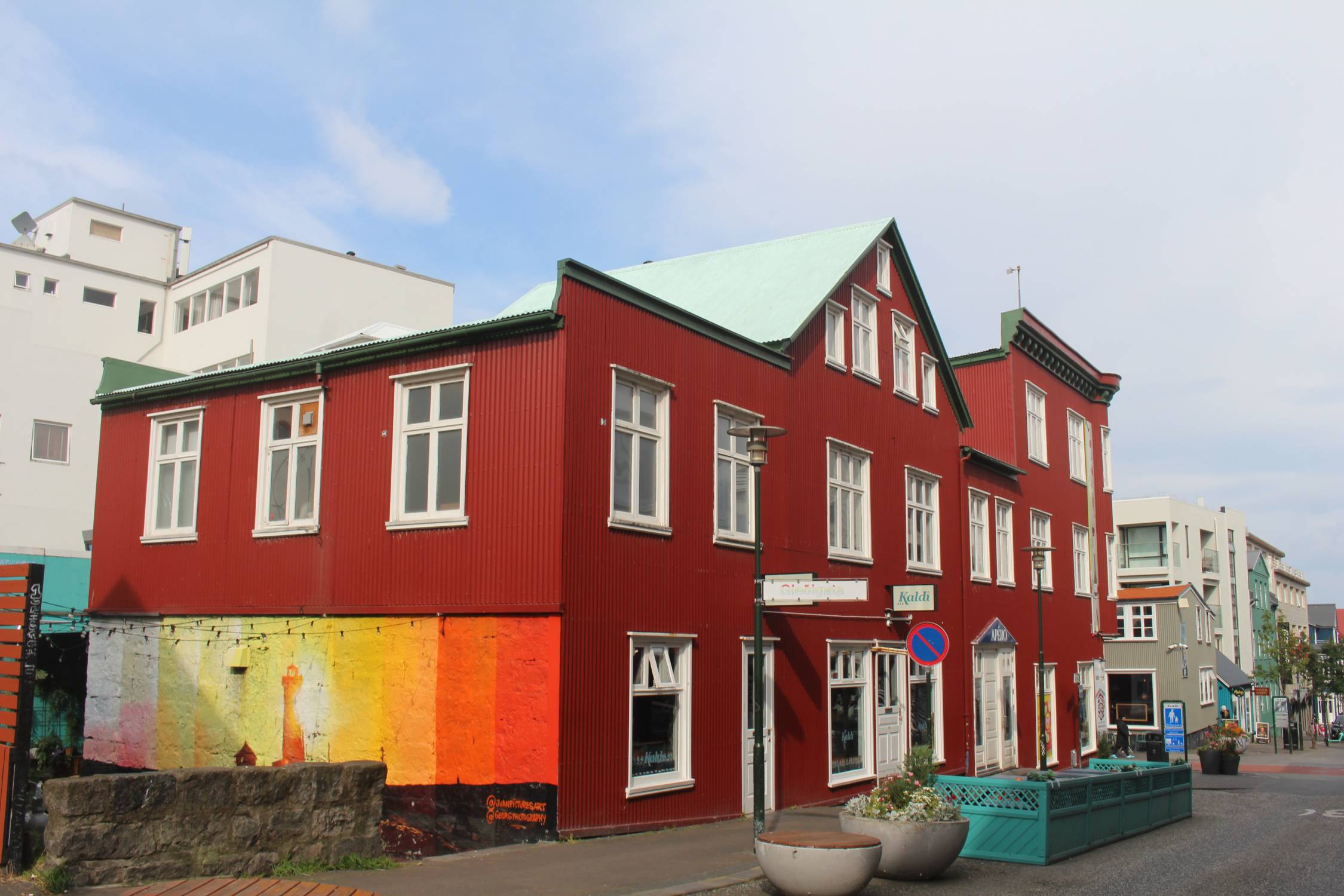 Islande, Reykjavik, maison typique