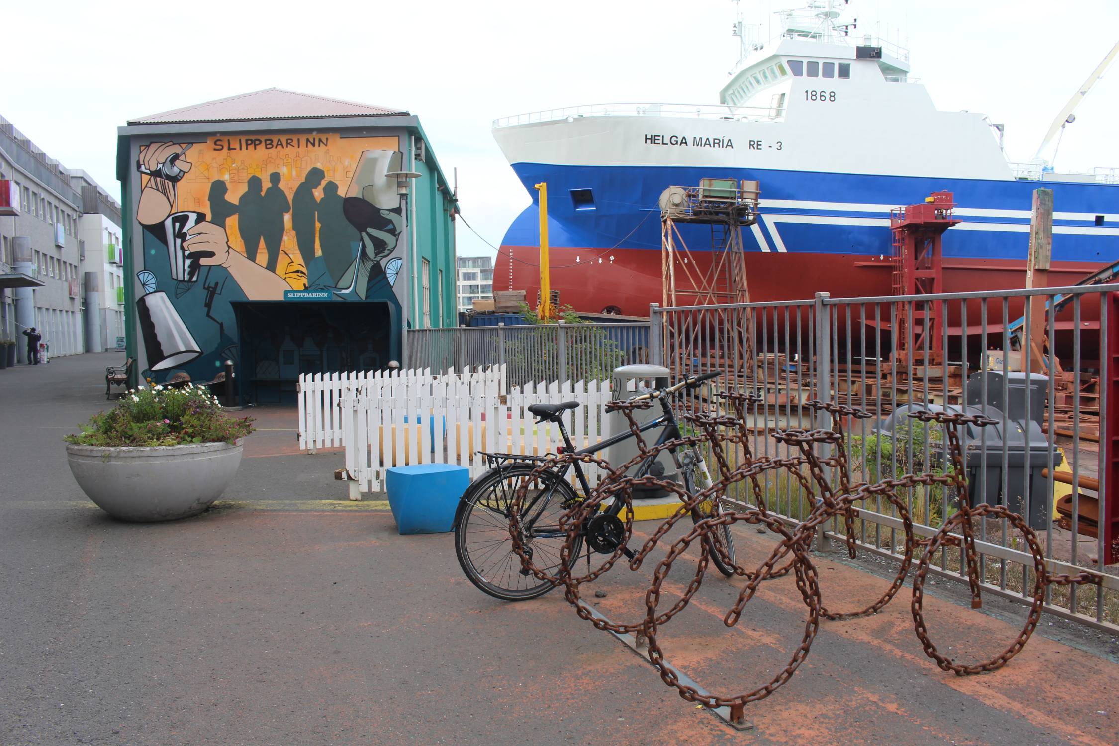 Islande, Reykjavik, port