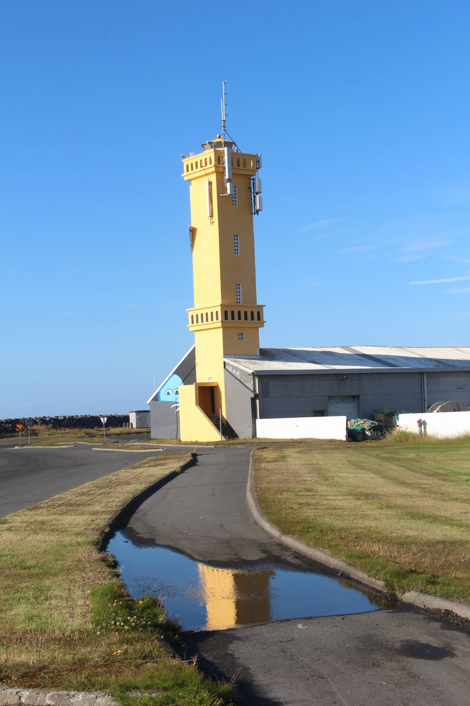 Islande, phare de Sandgerdi