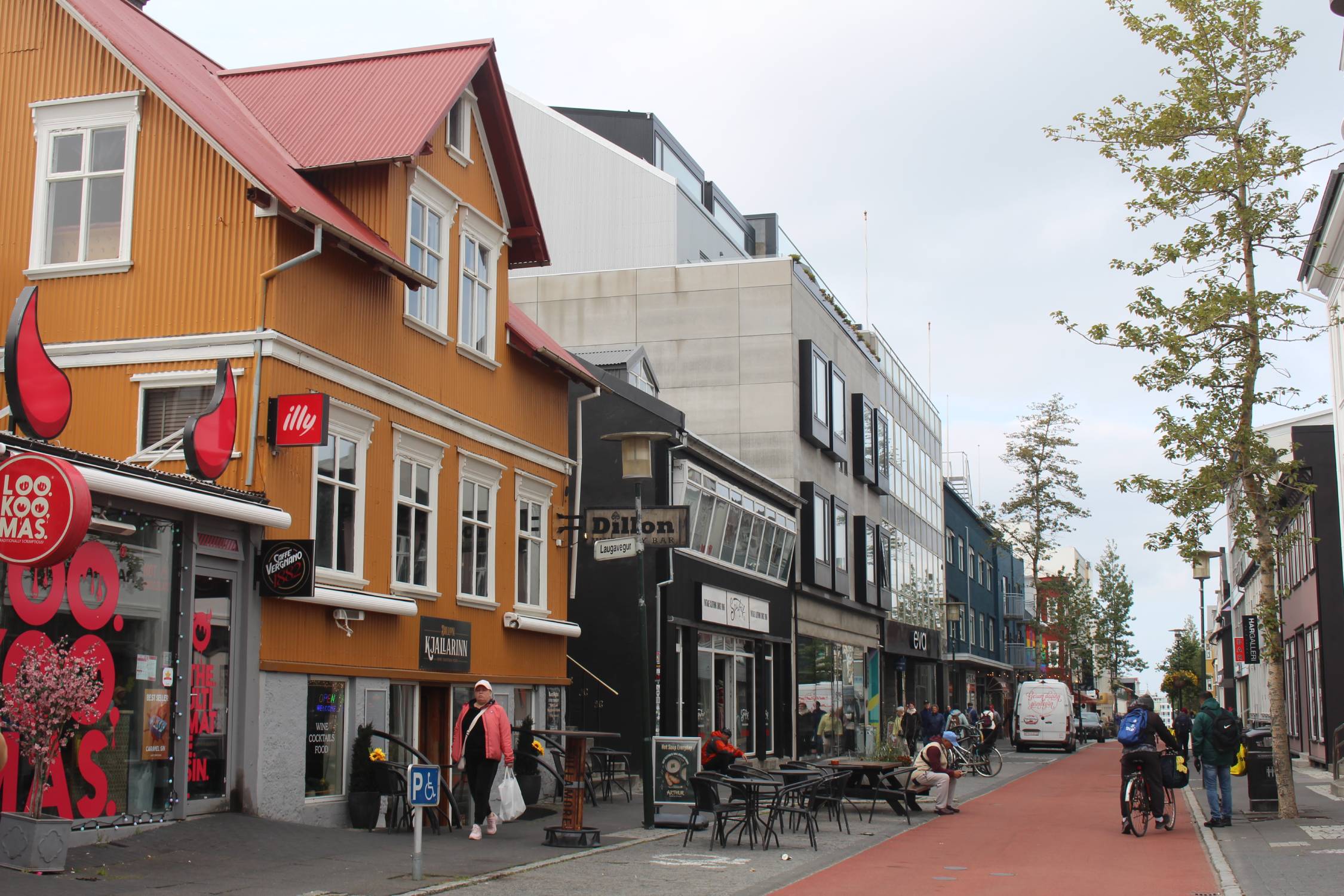 Islande, Reykjavik, rue Laugavegur