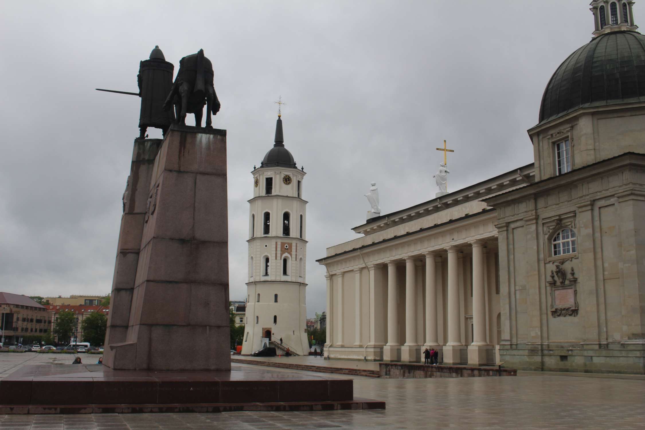 Vilnius, place de la cathédrale, Gediminas