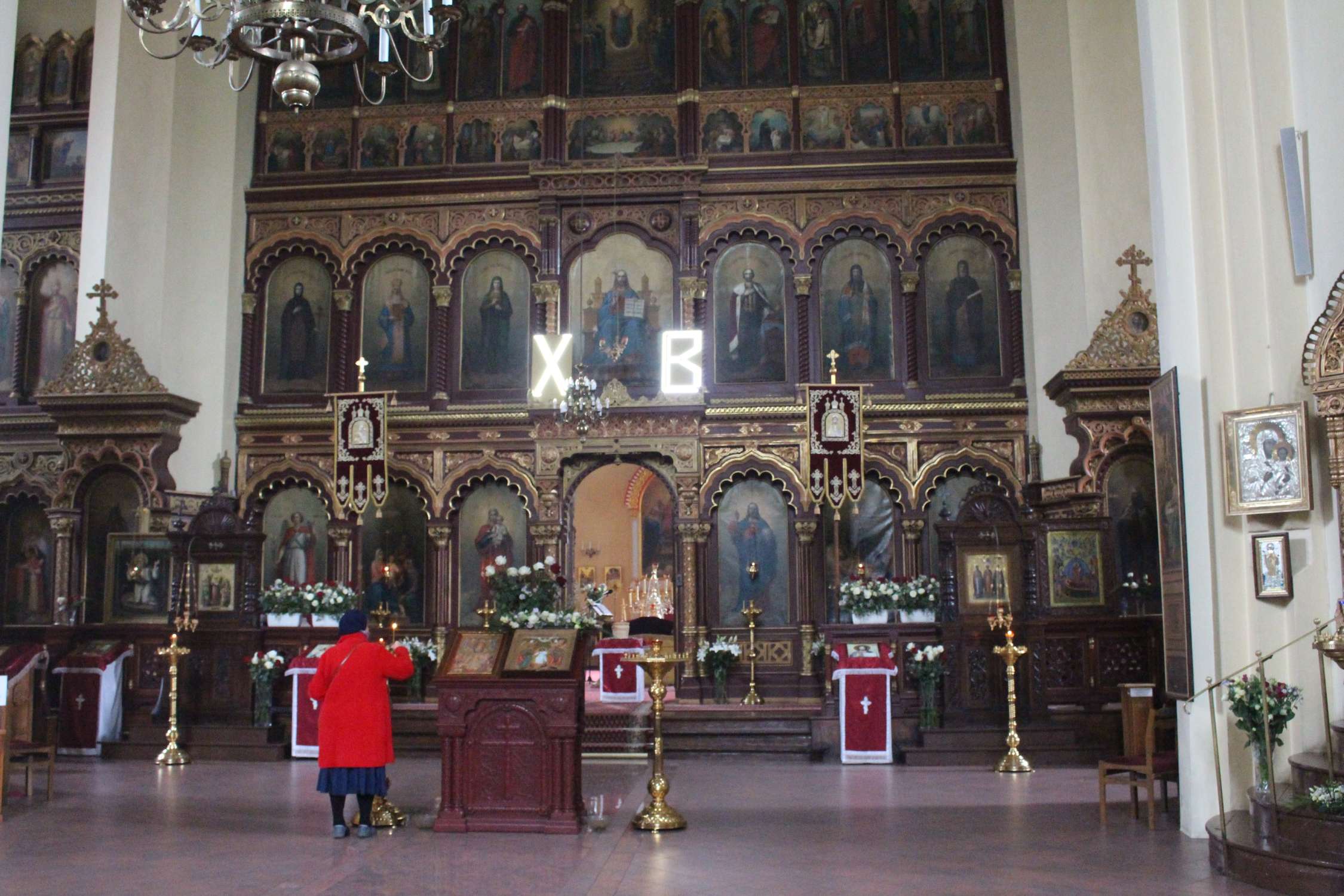 Vilnius, cathédrale orthodoxe de l'Assomption, intérieur