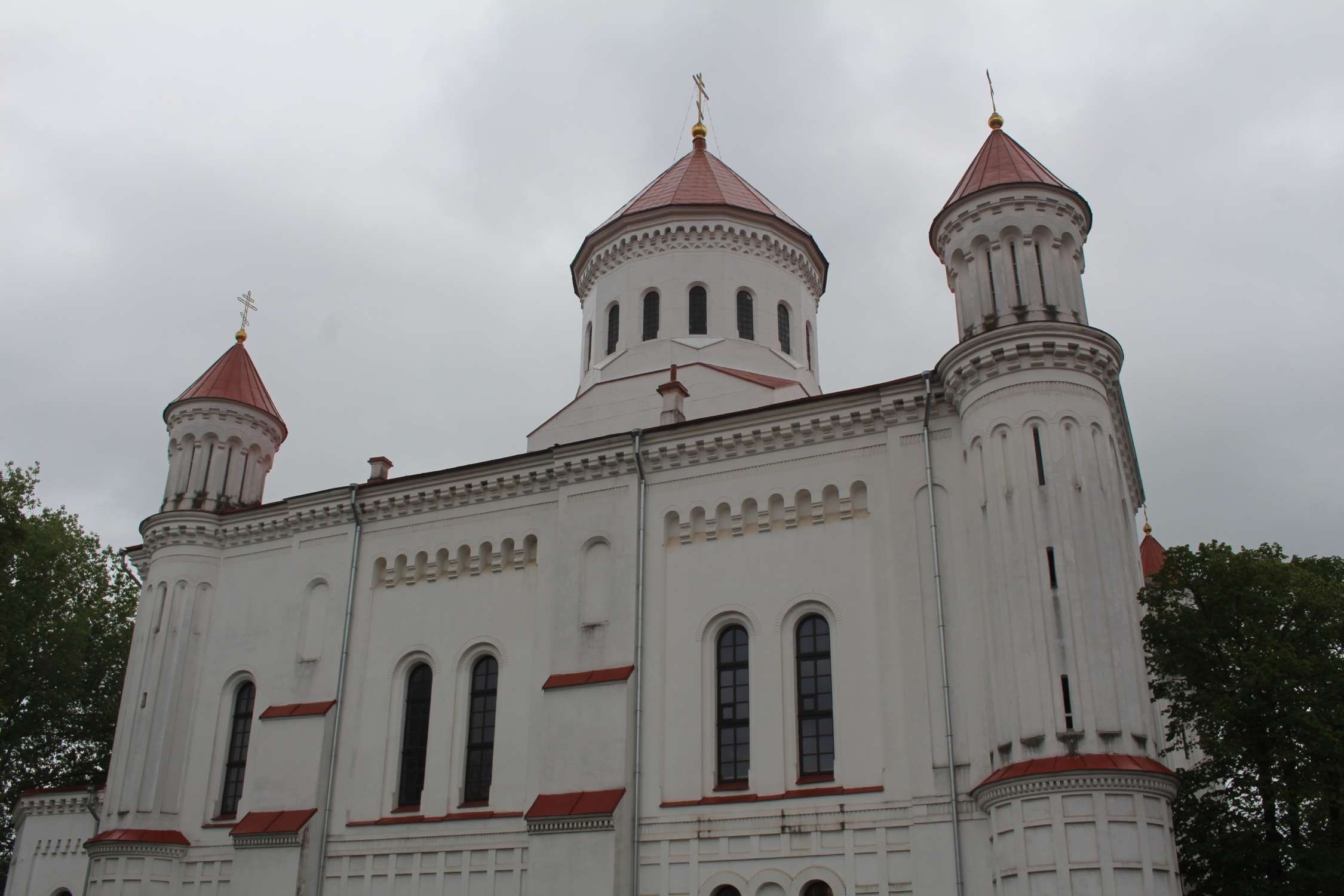 Vilnius, cathédrale orthodoxe de l'Assomption, façade