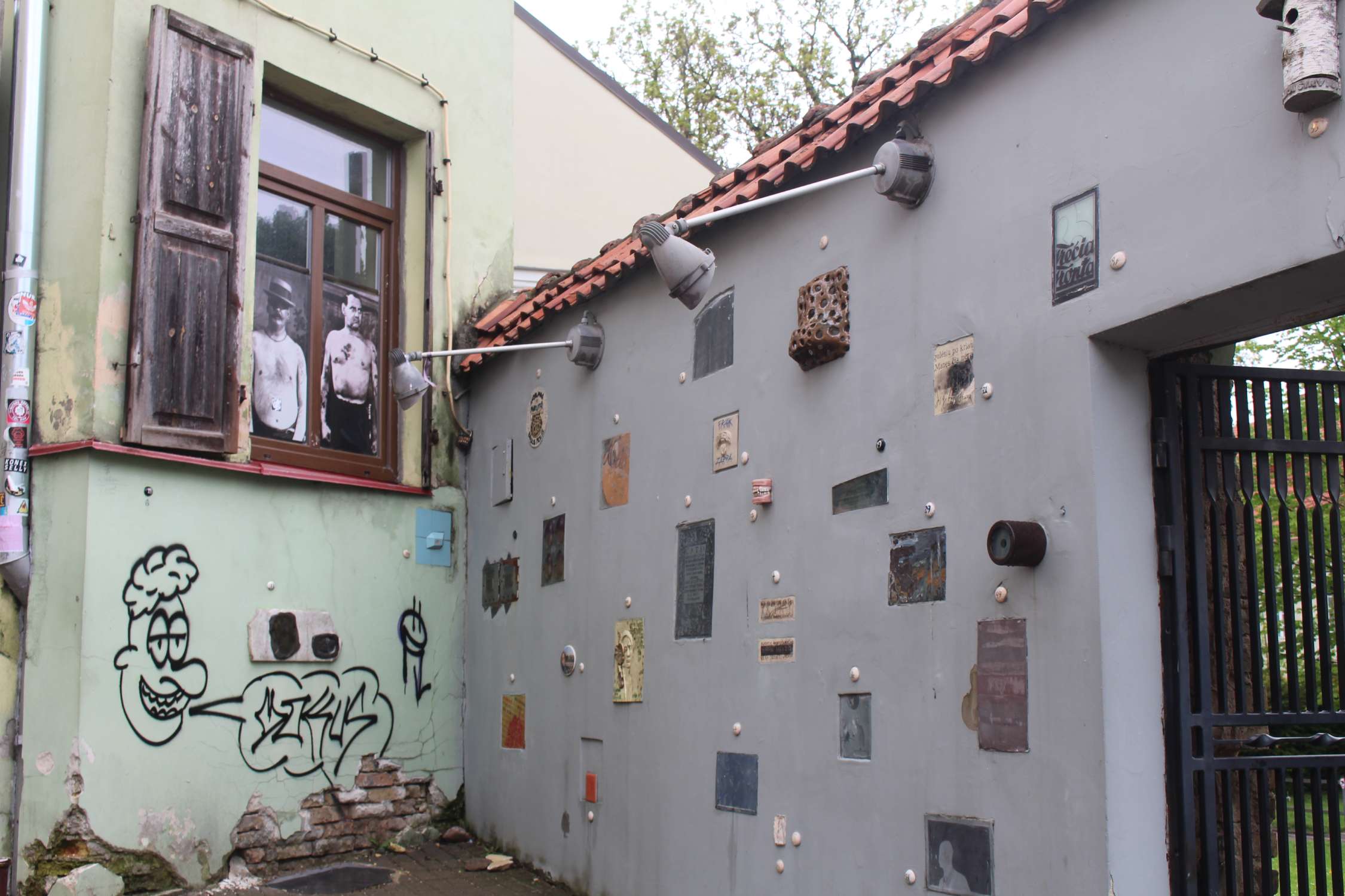 Vilnius, rue Literaty Gatve, artistes