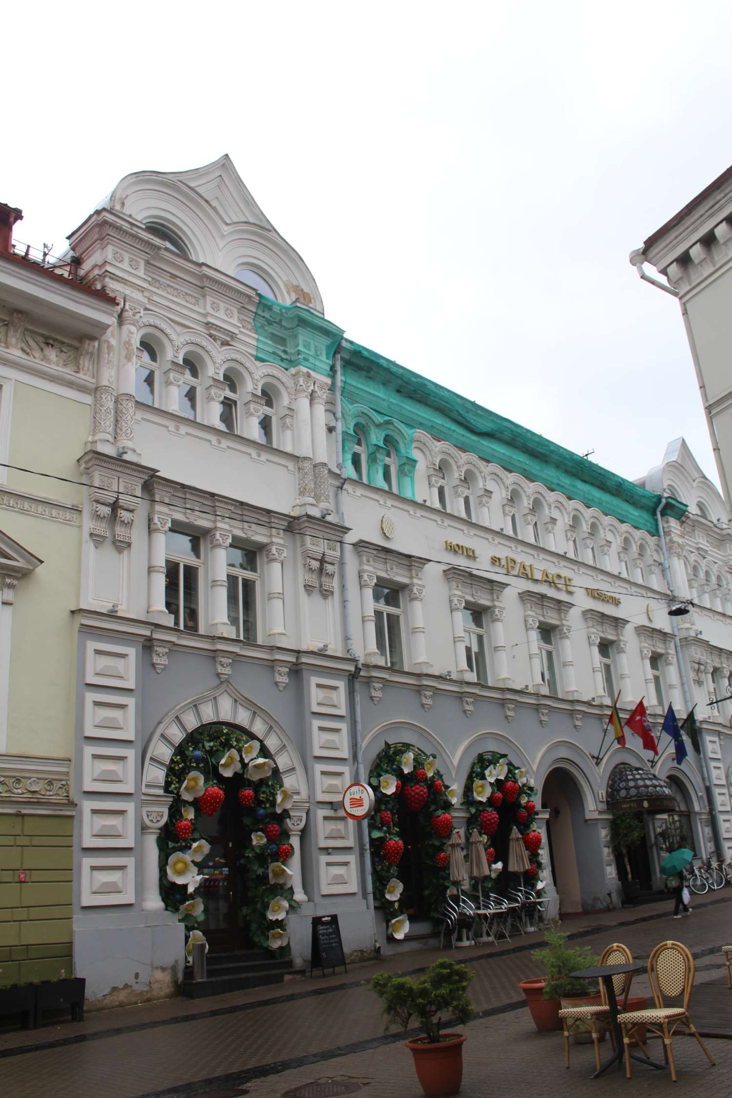 Vilnius, bâtiment Palace hotel