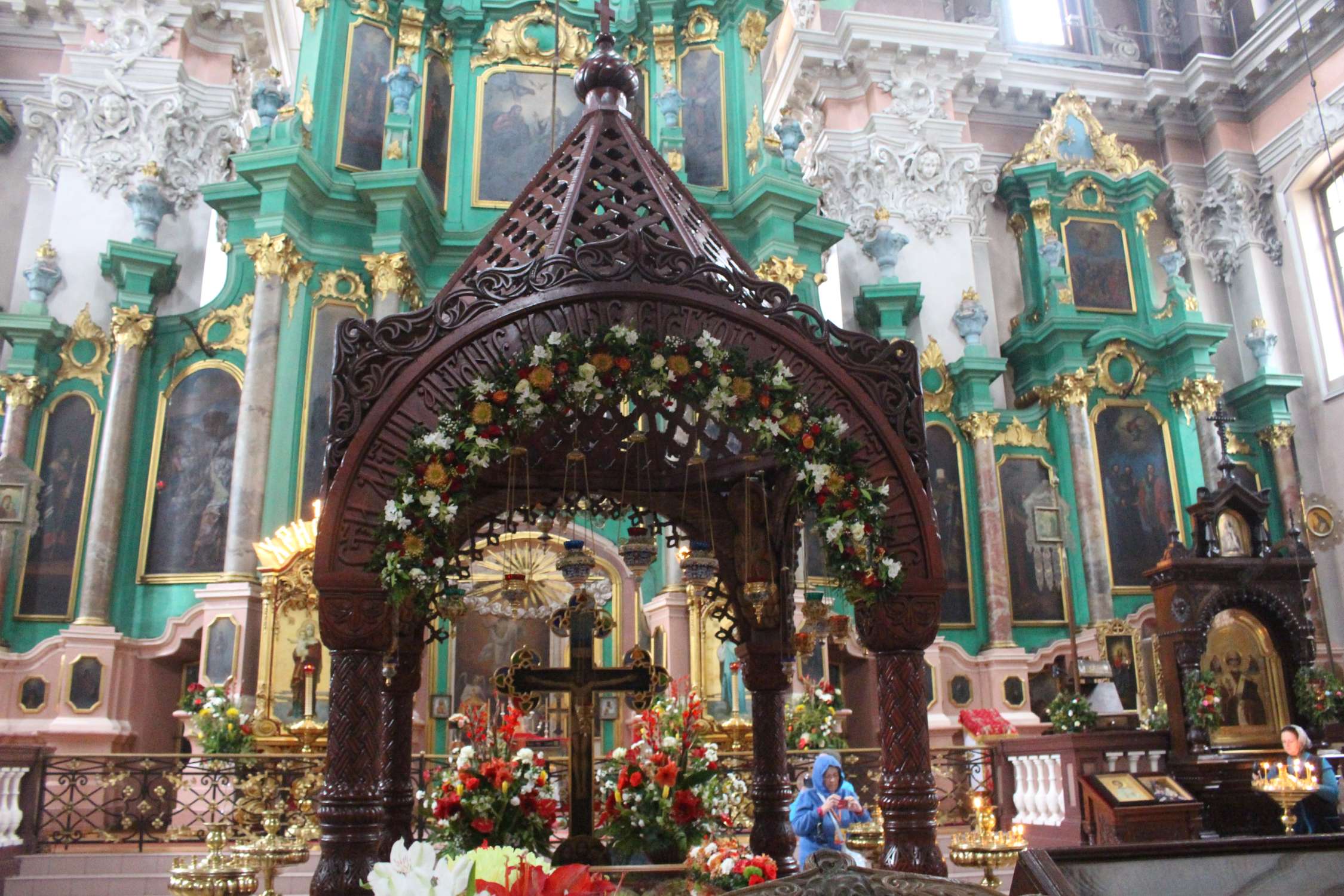 Vilnius, église orthodoxe Saint-Esprit, intérieur