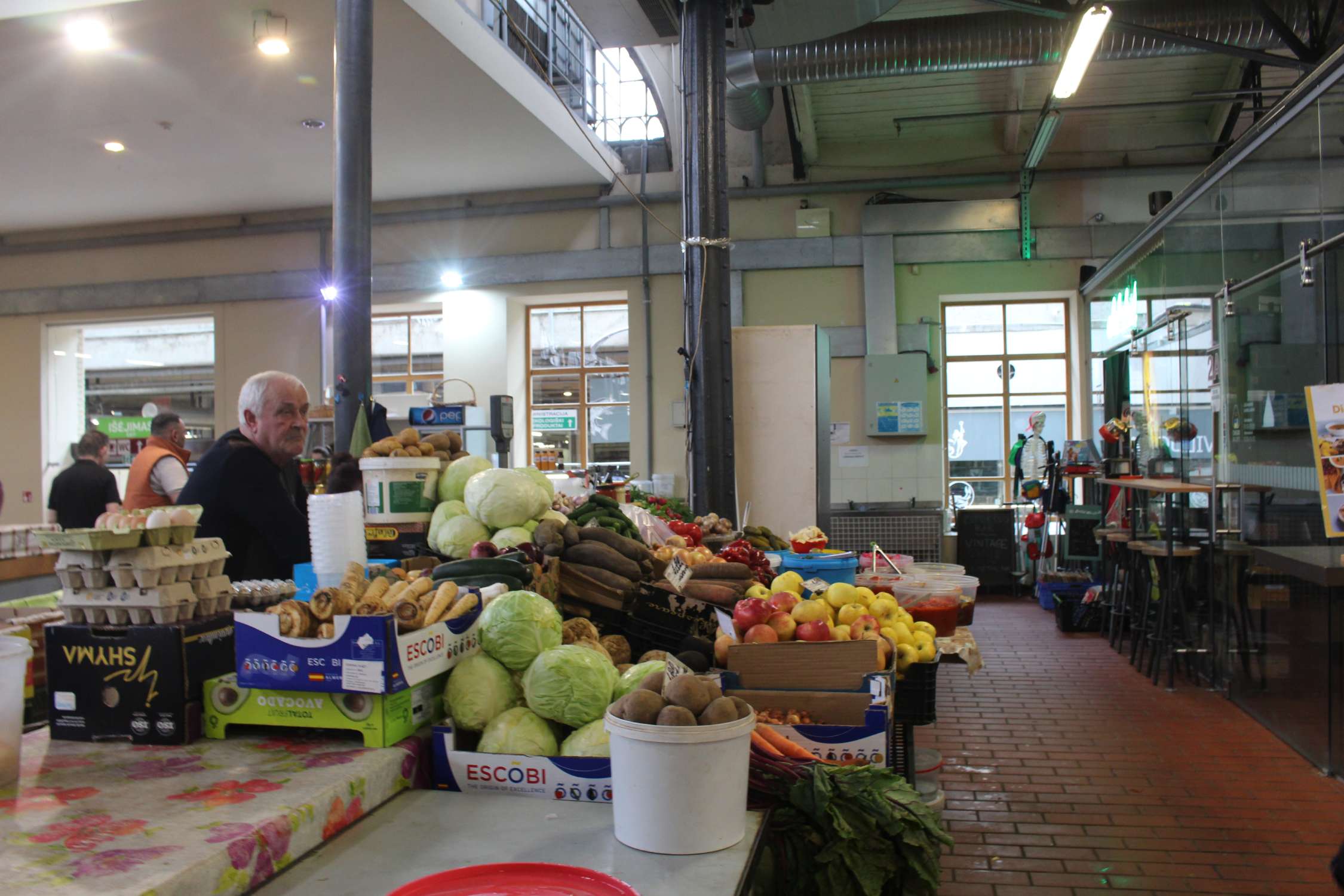 Vilnius, marché Halès, fruits