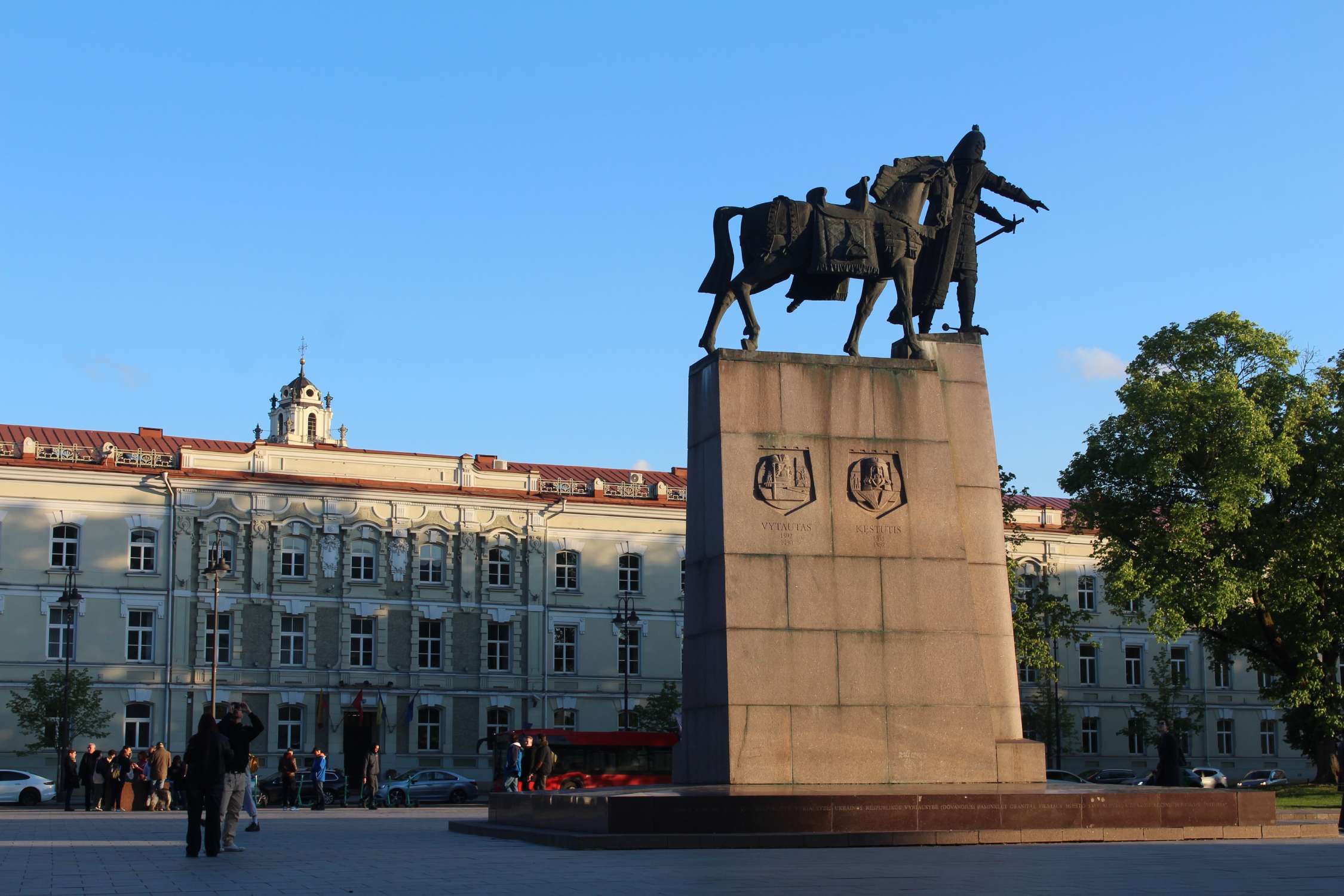 Vilnius, monument au Grand Duc, Gediminas