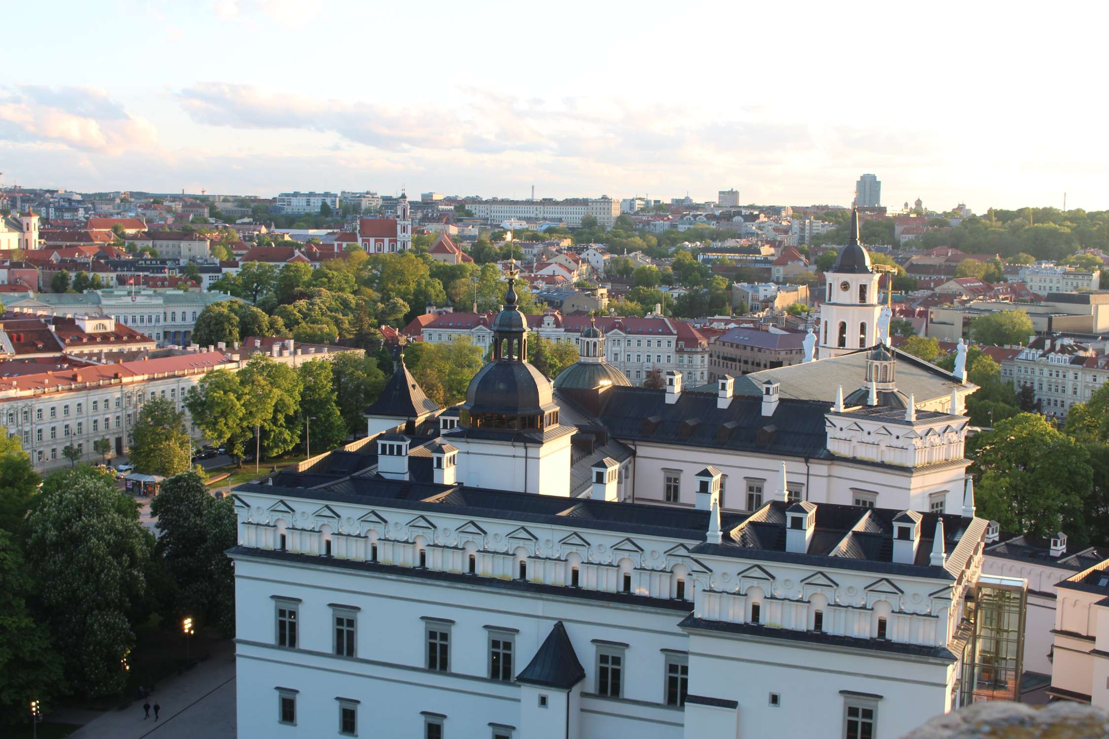 Vilnius, panorama, palais du Grand Duc