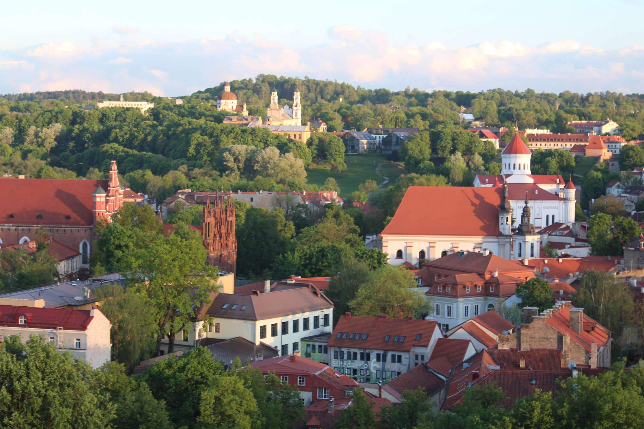 Vilnius, panorama, églises