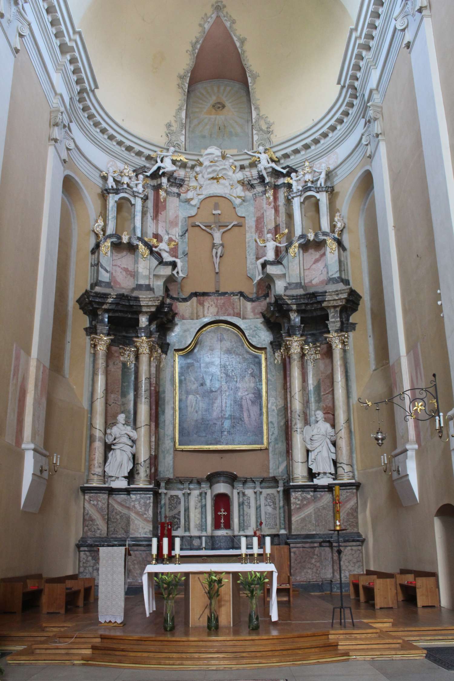 Vilnius, église Saint-Jacques-et-Saint-Philippe, intérieur