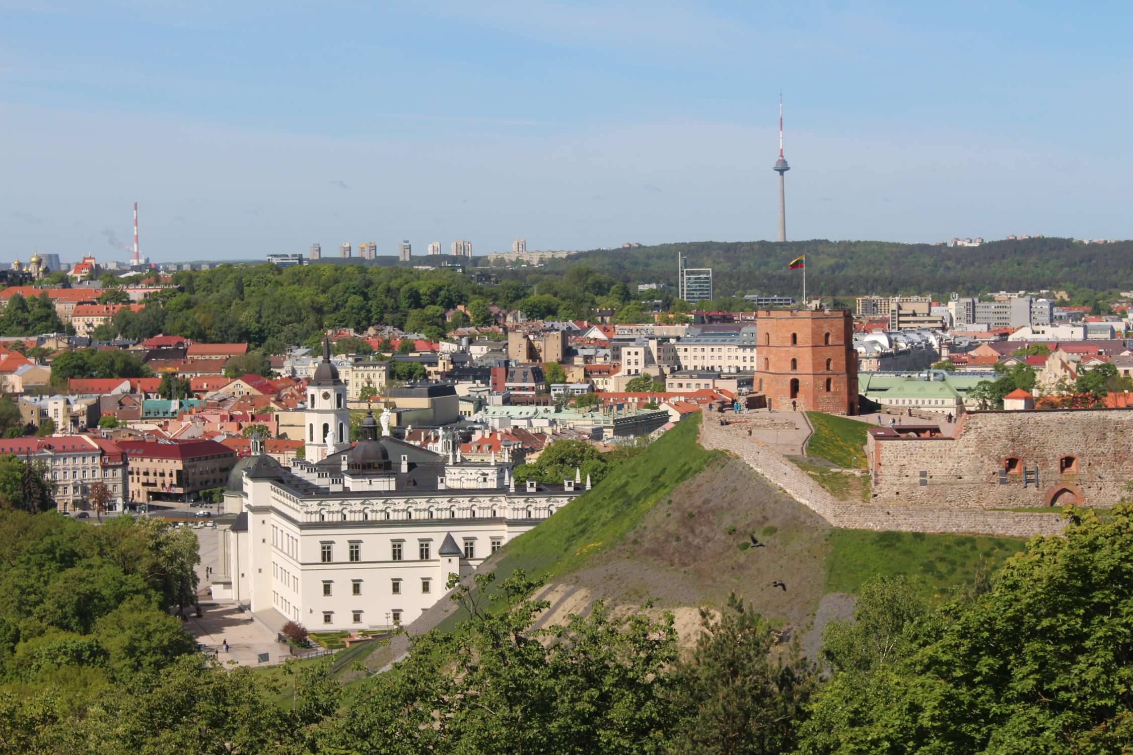 Vilnius, panorama, tour de télévision