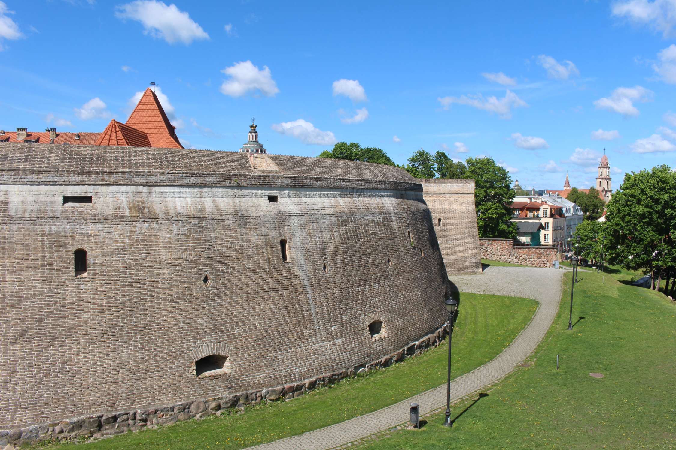 Vilnius, bastion, mur défensif