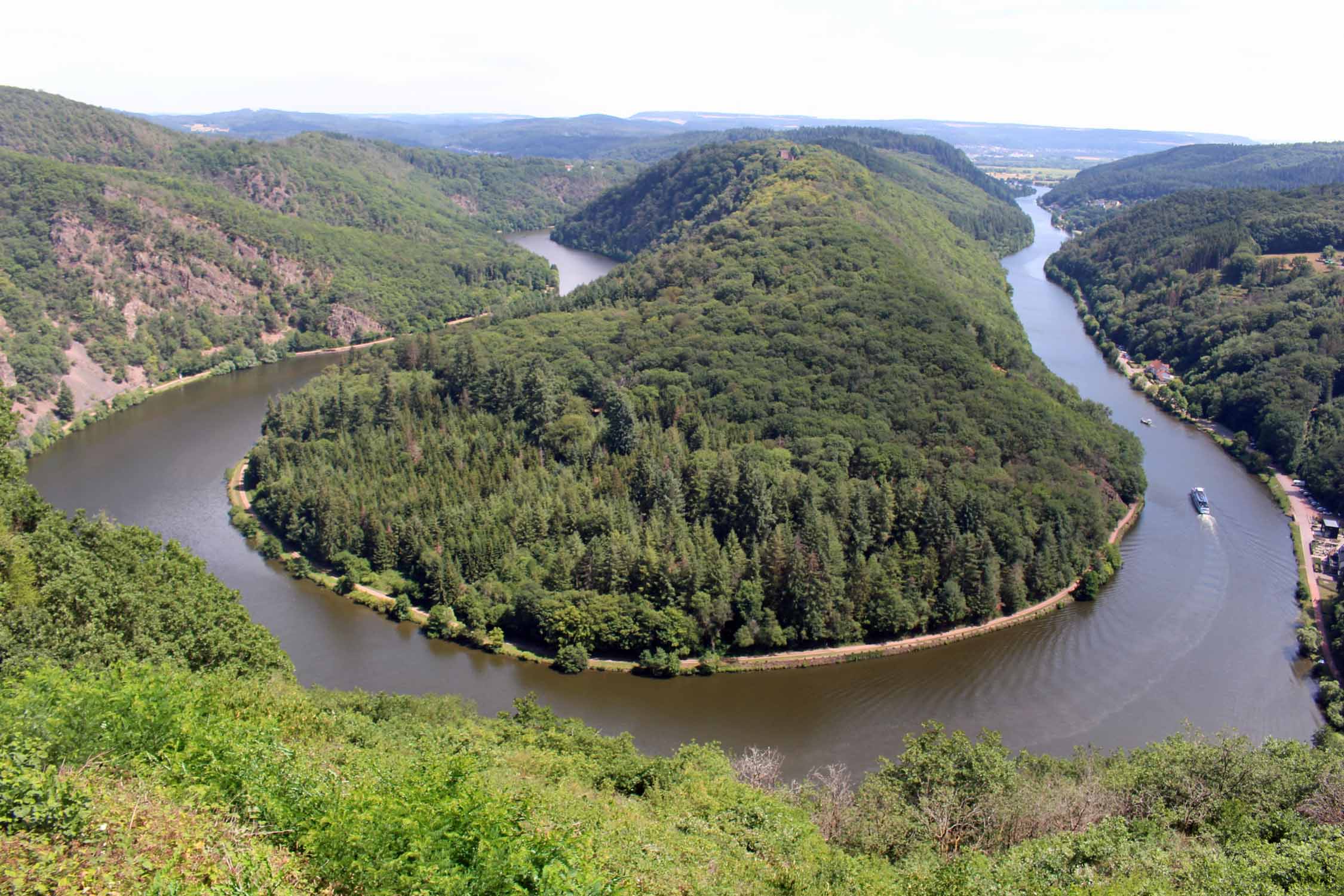 Cloef, boucle de la Sarre, paysage