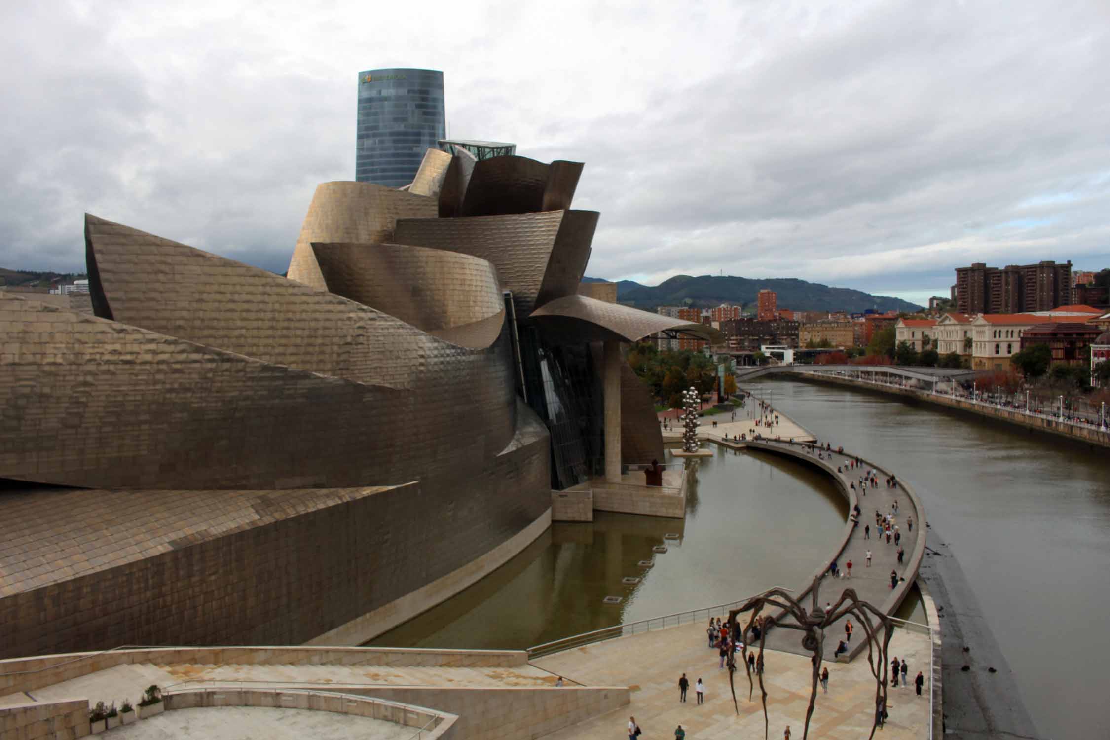 Bilbao, musée Guggenheim, rio Bilbao