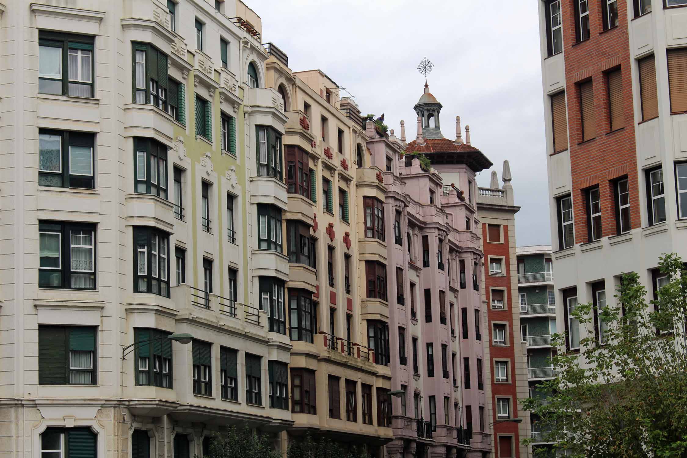 Bilbao, façades typiques