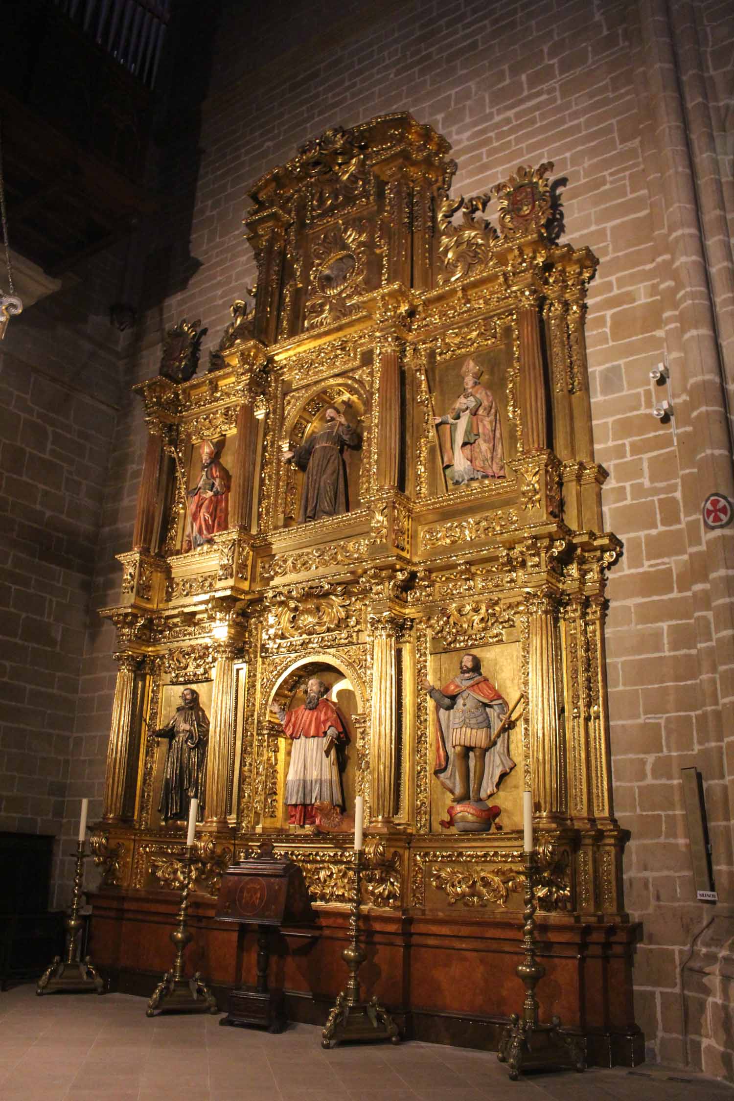 Pampelune, cathédrale, retable