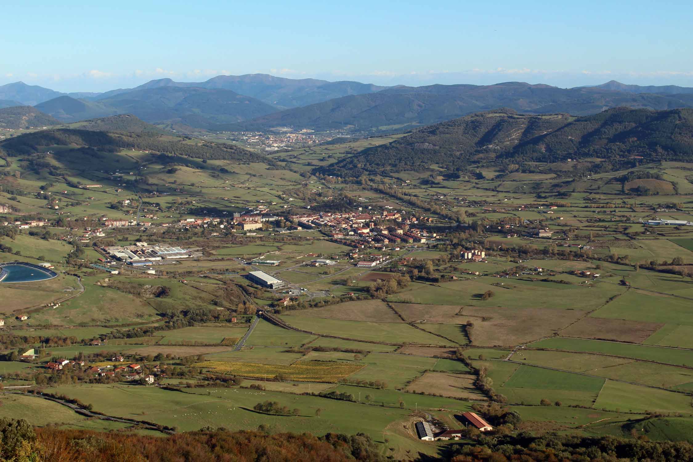 Parc naturel Monte Santiago, paysage Orduña