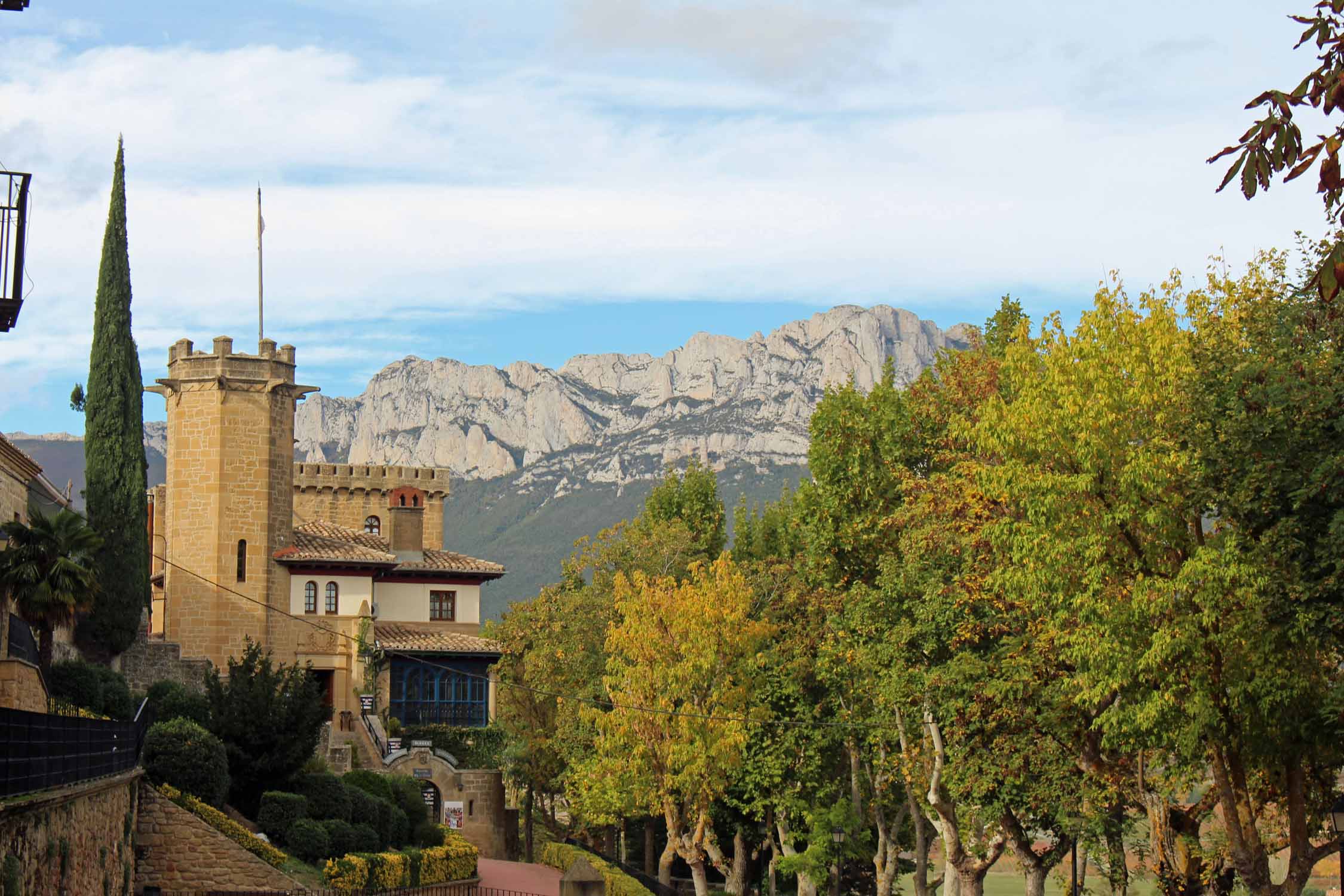 Laguardia, hôtel Castillo el Collado, paysage