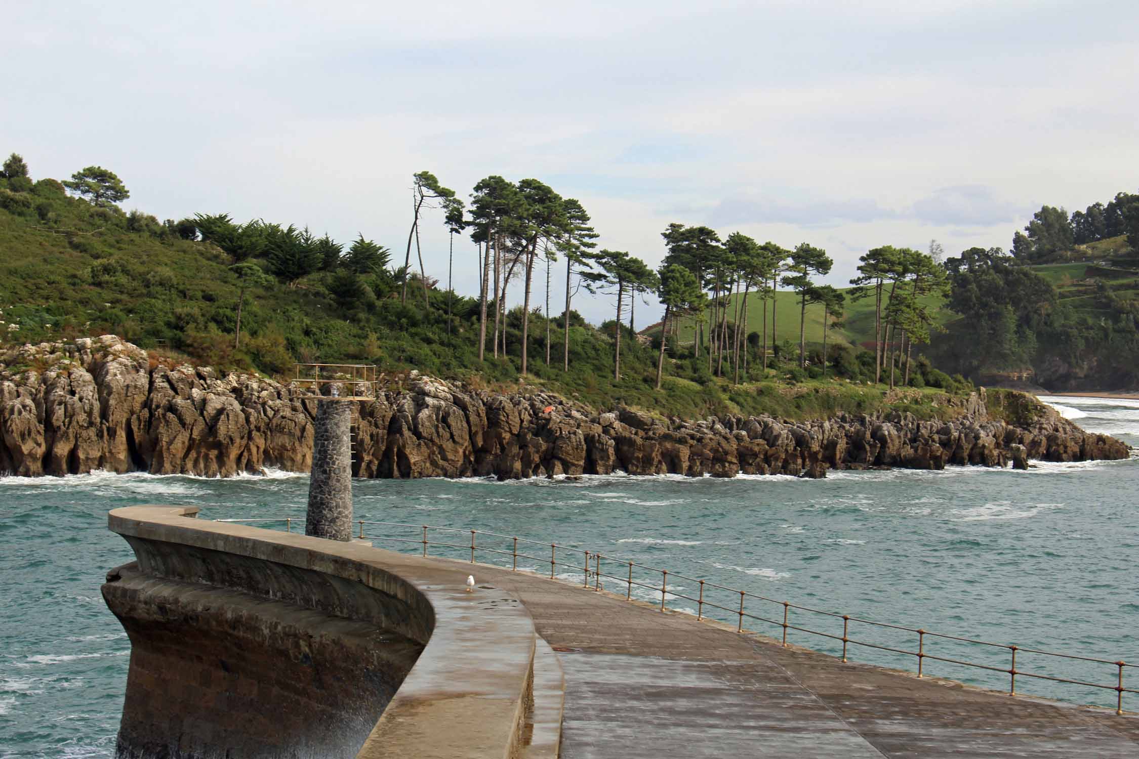 Lekeitio, paysage, quai