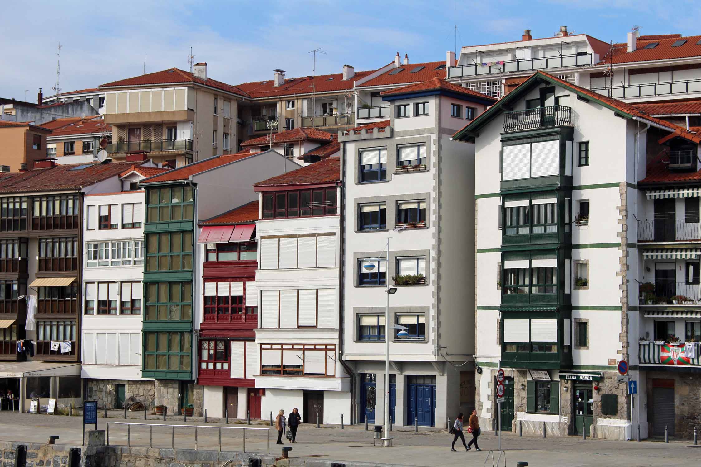 Lekeitio, façades typiques