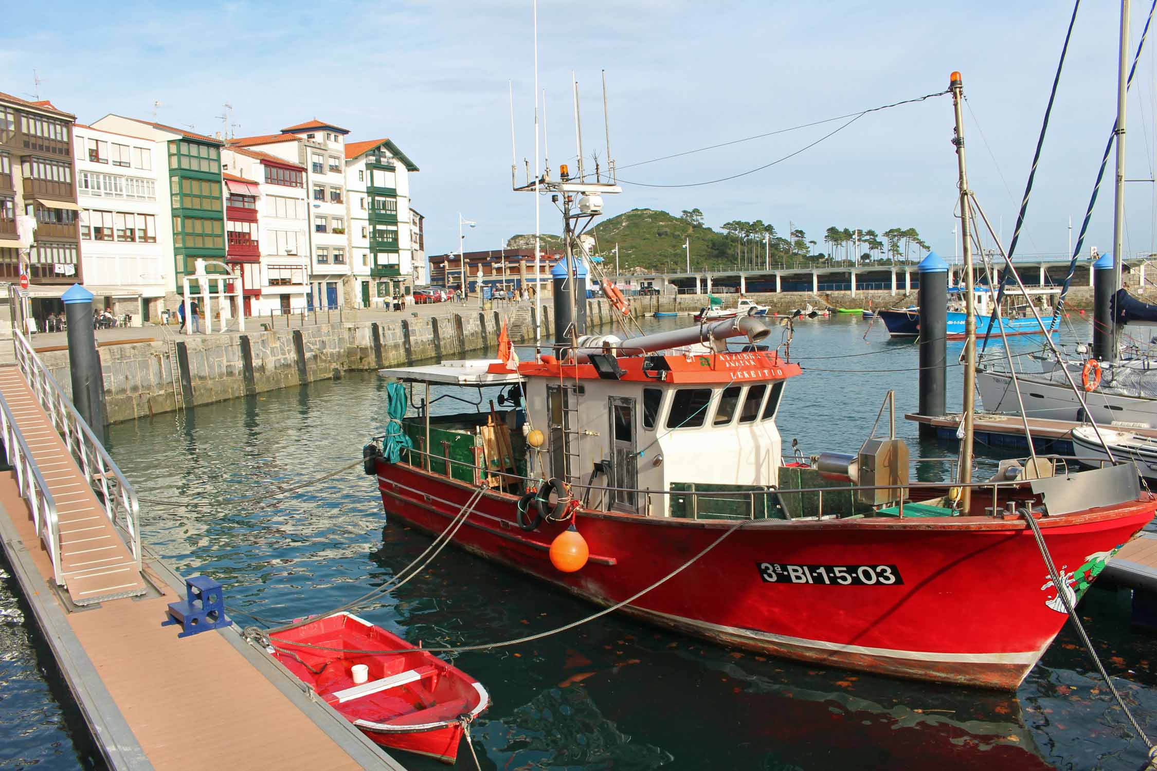 Lekeitio, bateau de pêche