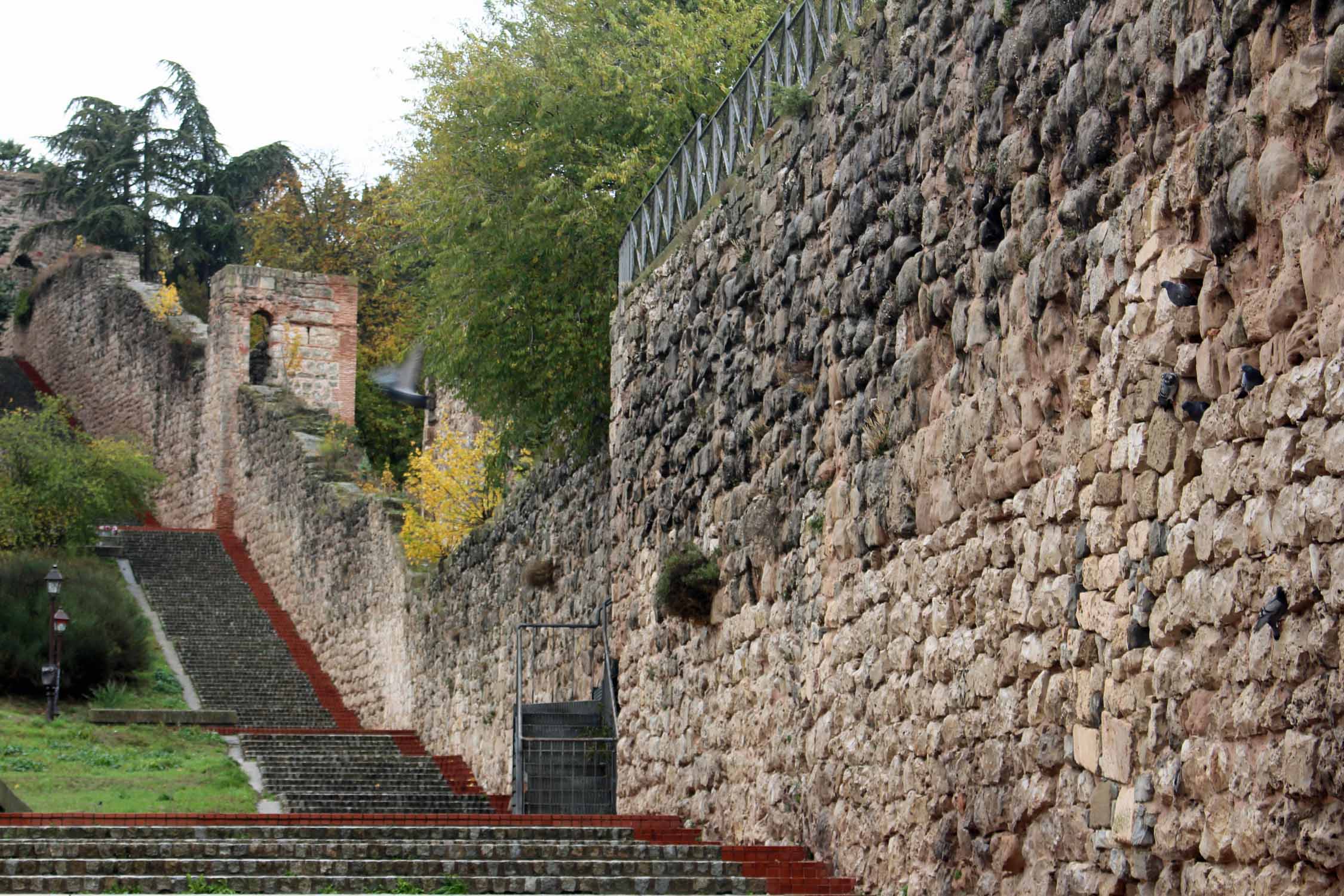 Burgos, escaliers de la muraille