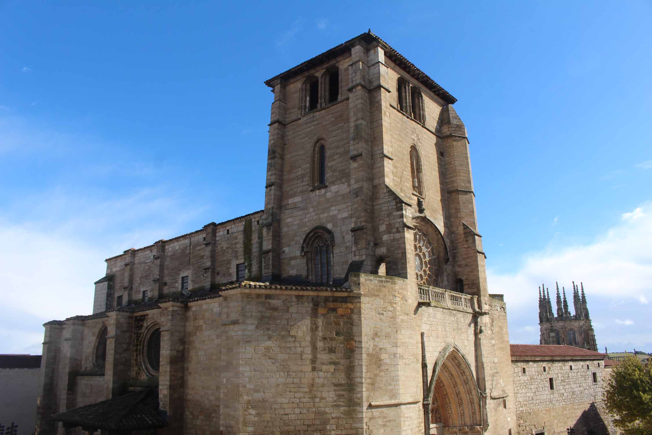 Burgos, église San Esteban, panorama