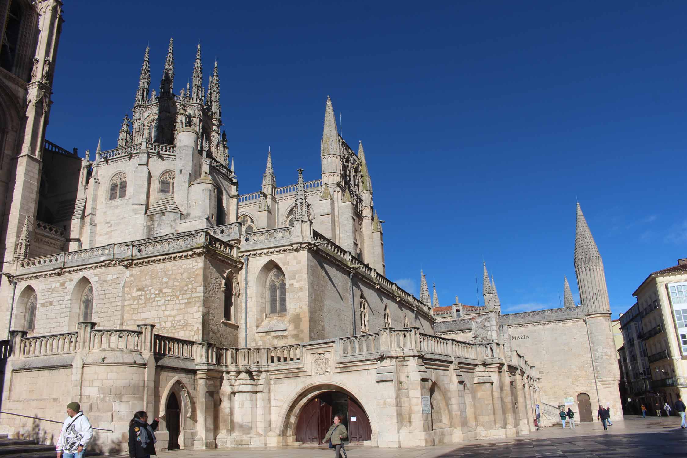 Burgos, place Rey San Fernando, cathédrale