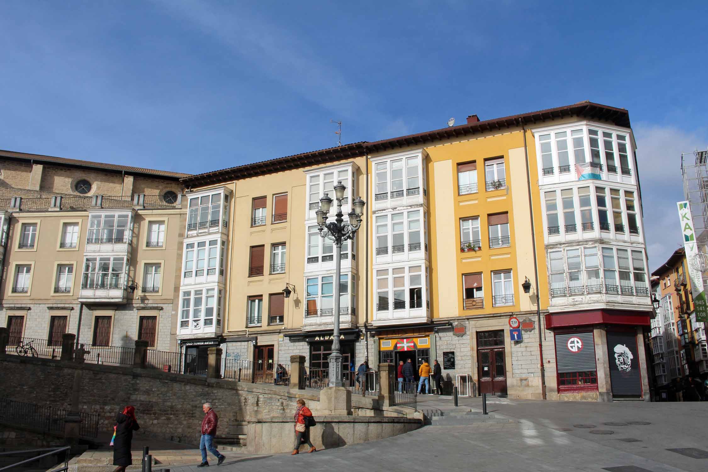 Vitoria-Gasteiz, façades colorées