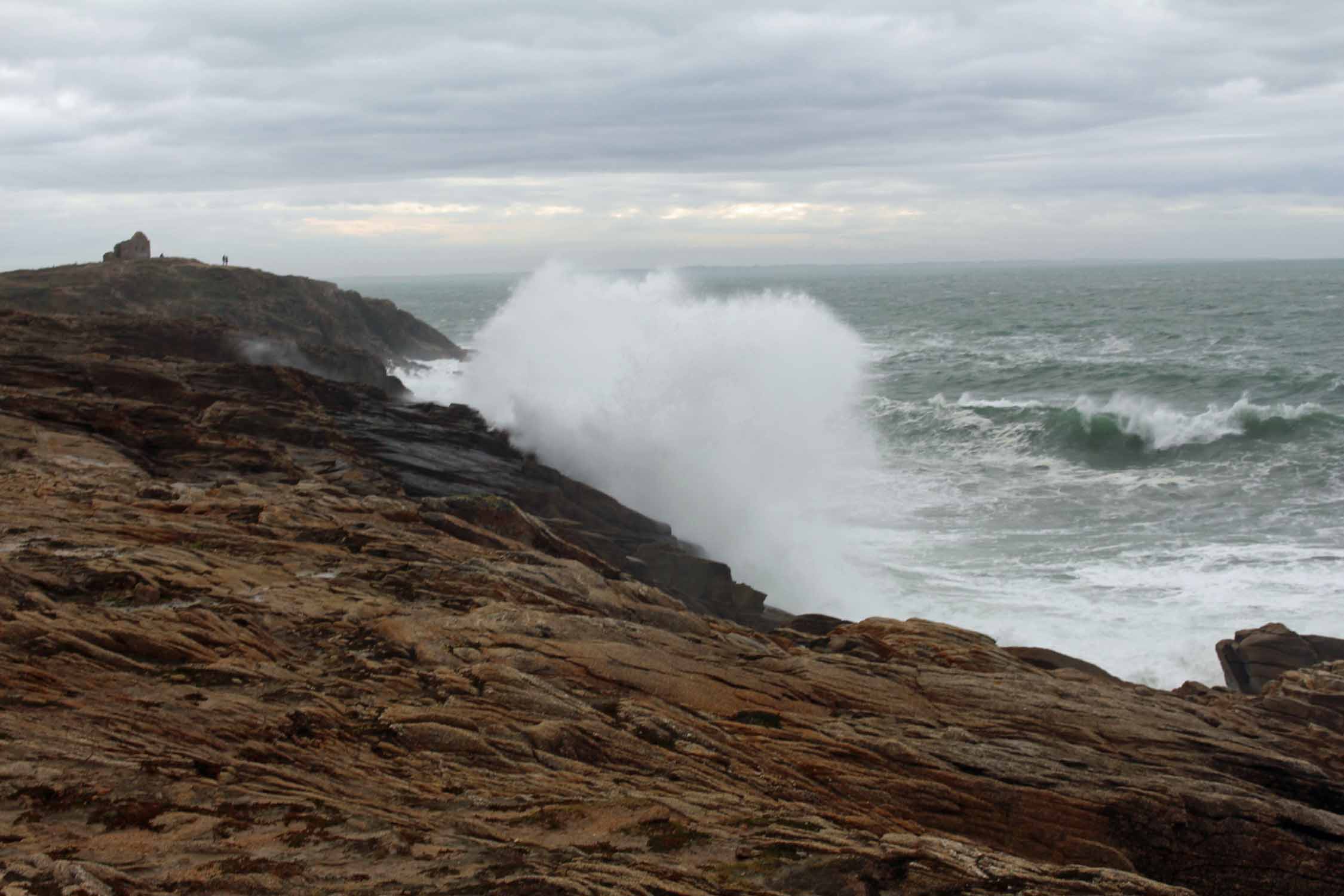 Presqu'île de Quiberon, tempête