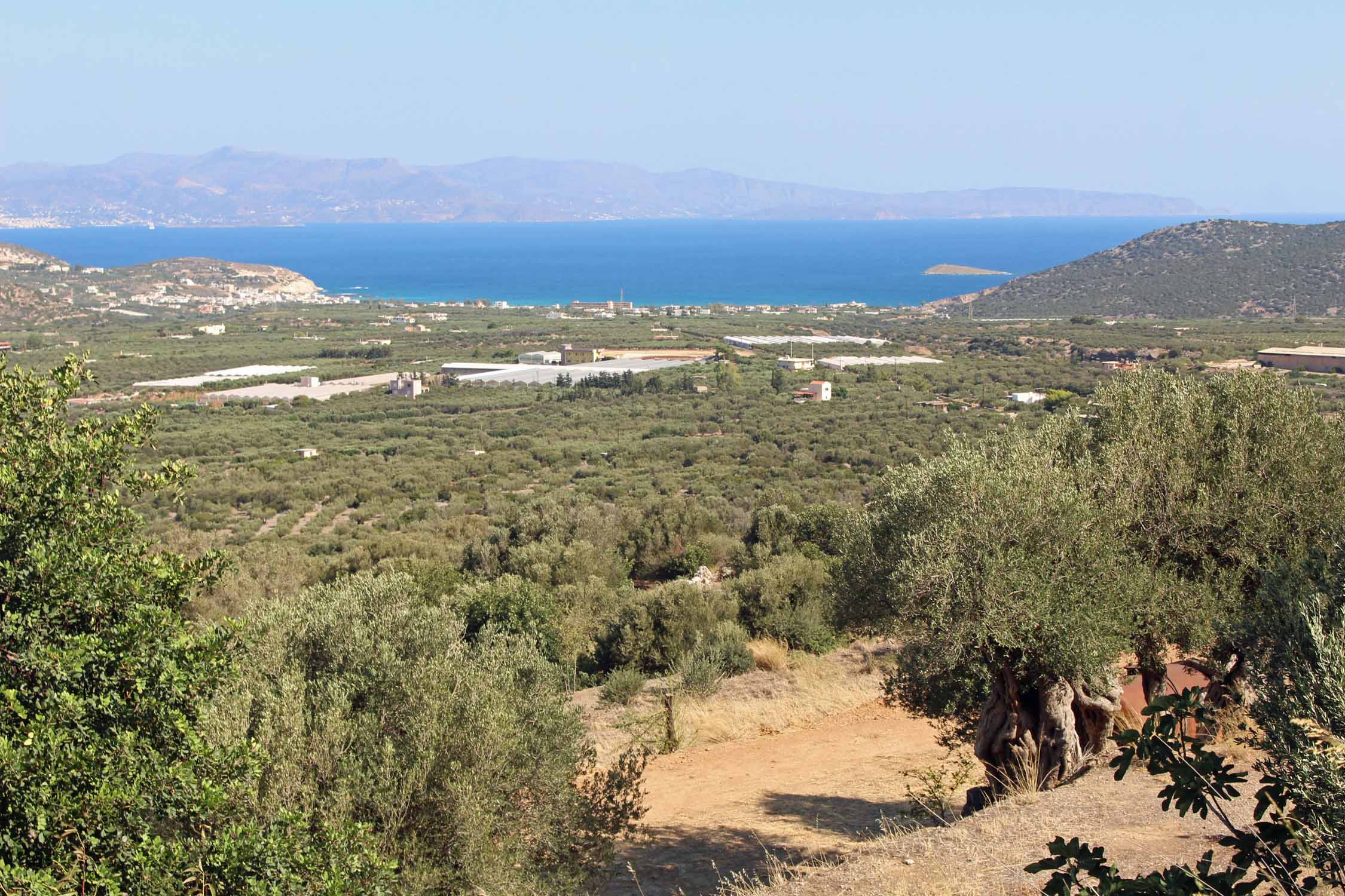 Crète, Monastiraki, paysage