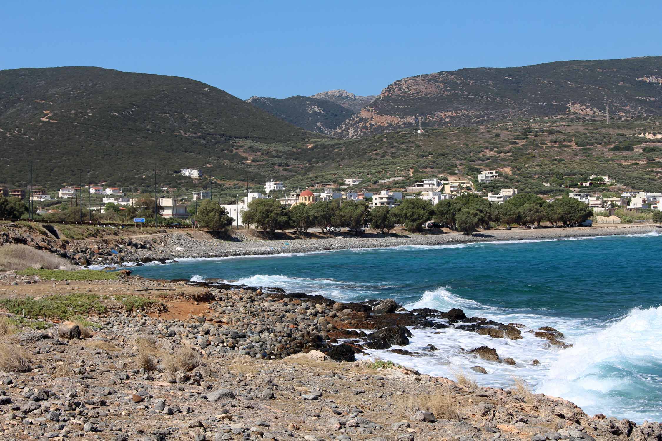 Crète, Pacha Ammos, plage